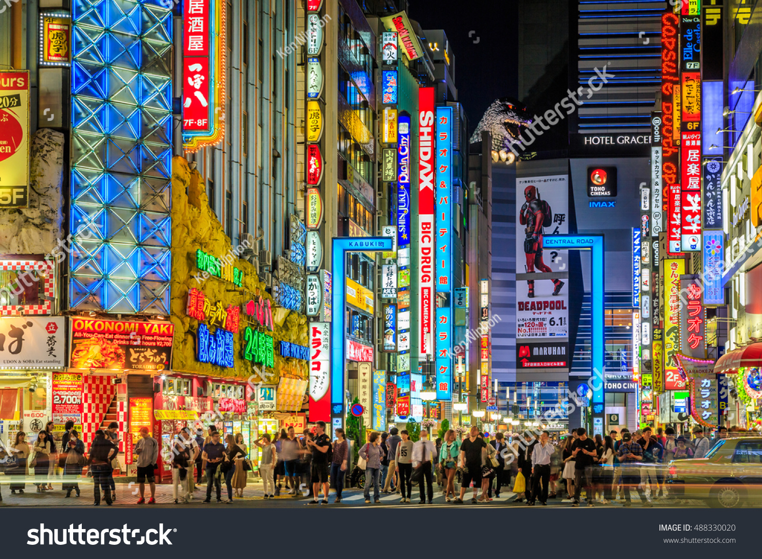 Tokyo Japan May 12 2016 City Stock Photo 488330020 - Shutterstock