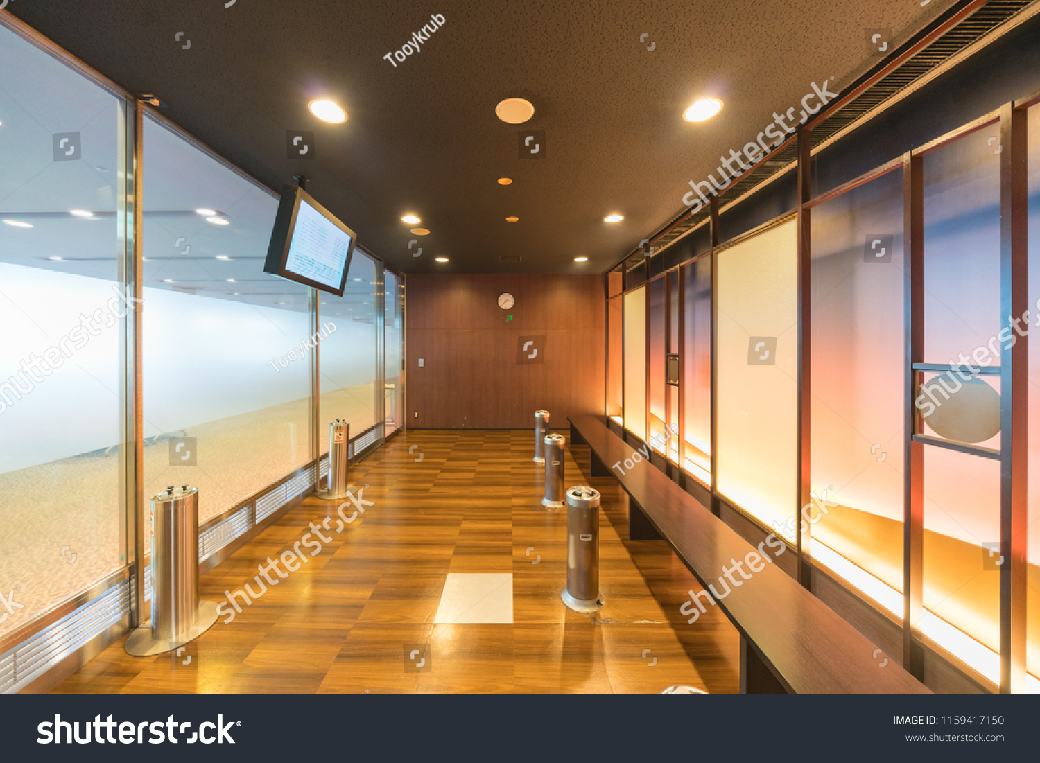 Tokyo Nov 12 Interior Smoking Room Stock Image Download Now