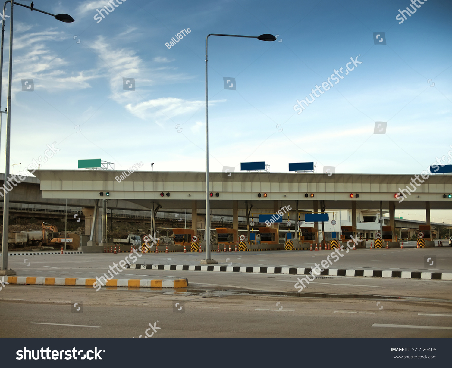 Toll Booth Gate Expressway Fee Payment Stock Photo Edit Now 525526408