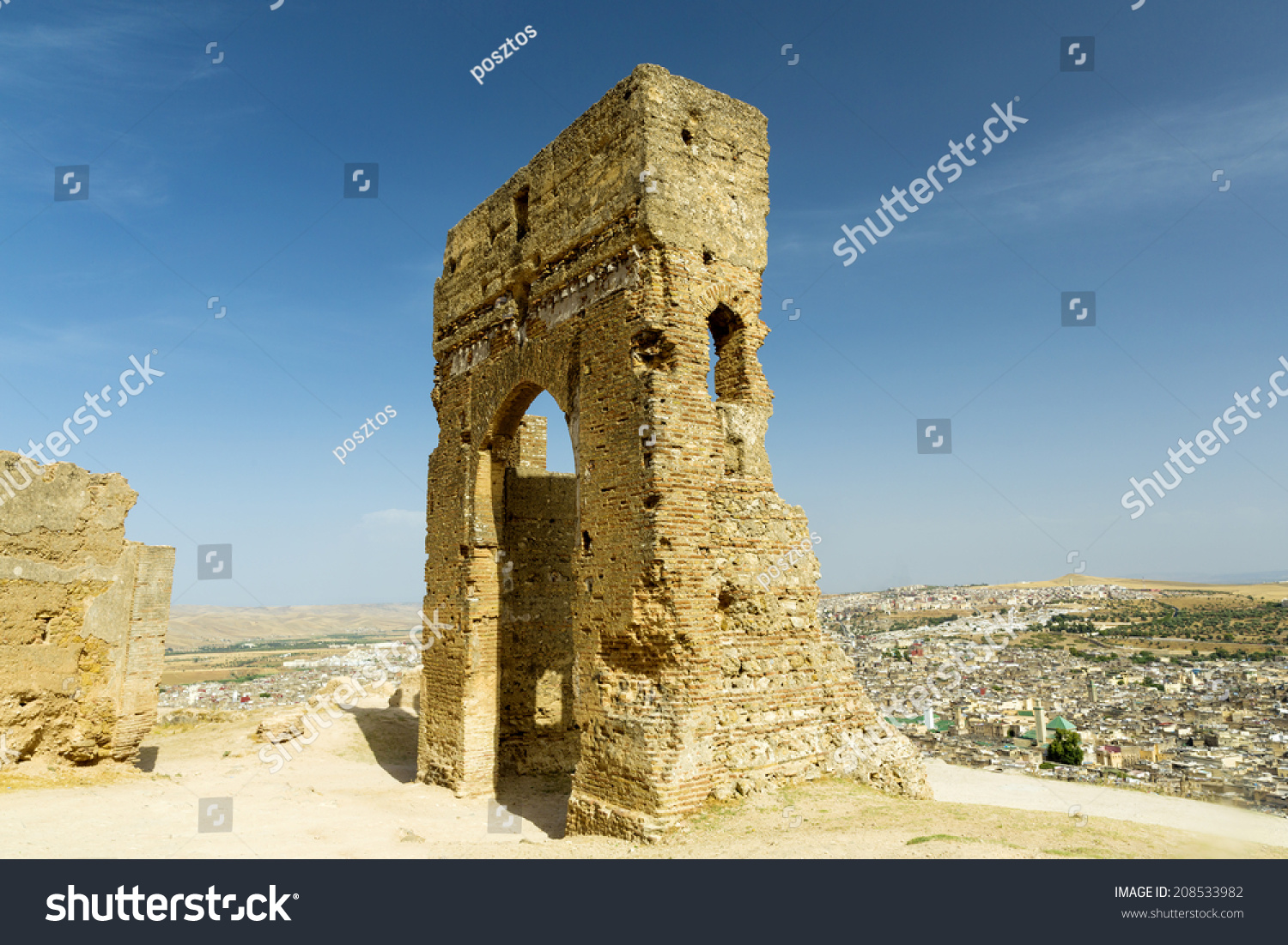 Tombe Dei Merenidi Fes Morocco Stock Photo 208533982 | Shutterstock