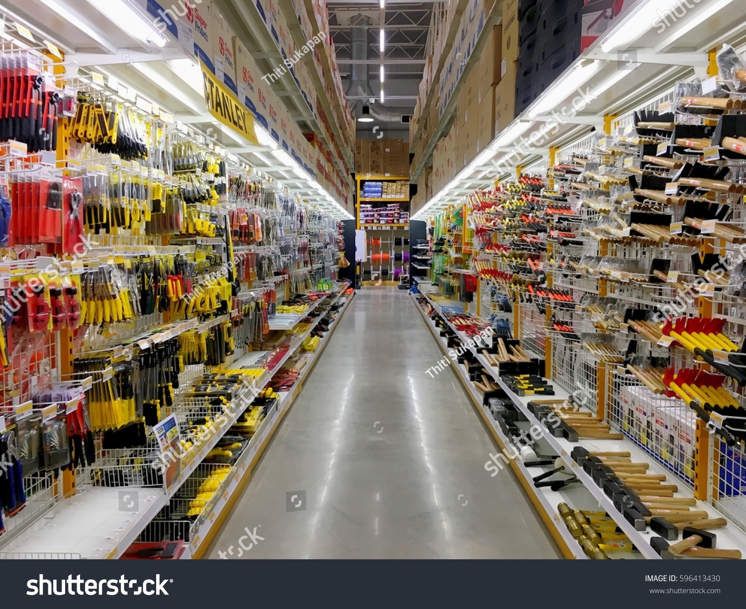 Pentru Hardware Store Thailand Sunt 1 273 Imagini Fotografii De Stoc   Stock Photo Tool Supplies In The Construction Store Warehouse In Thailand Hua Hin Thailand February 596413430 