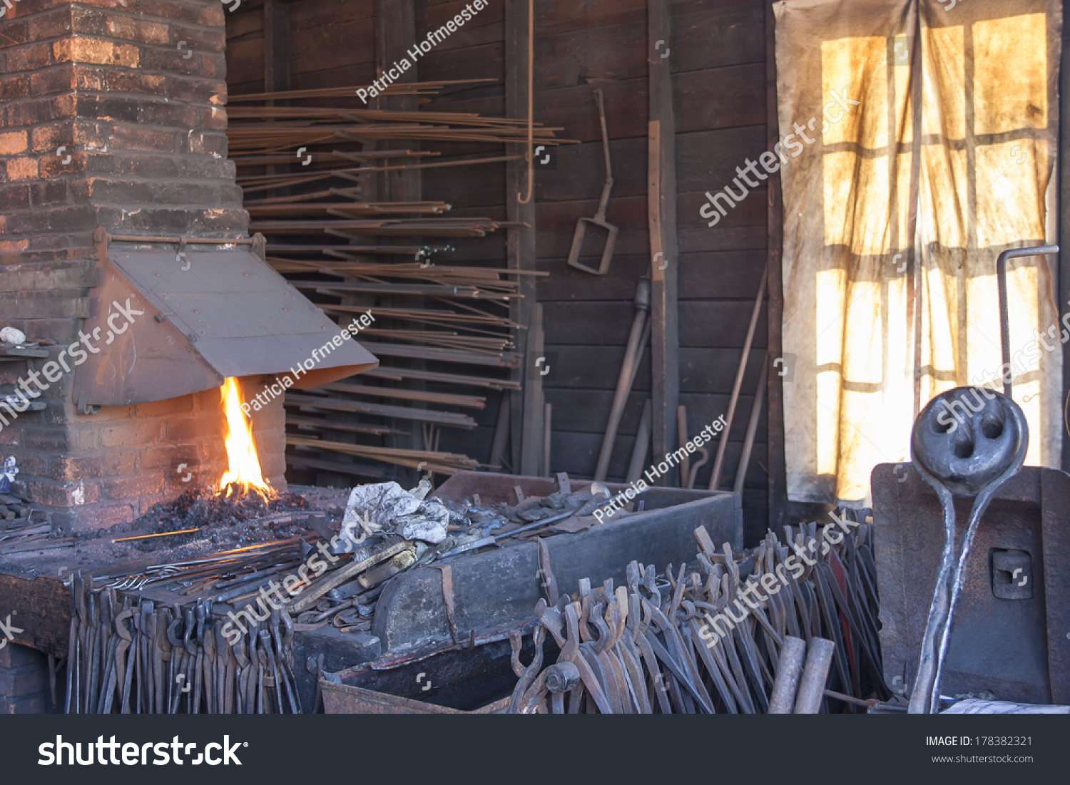 Tools Of The Blacksmith In The Only 19th Century Whaling Smithy Still ...