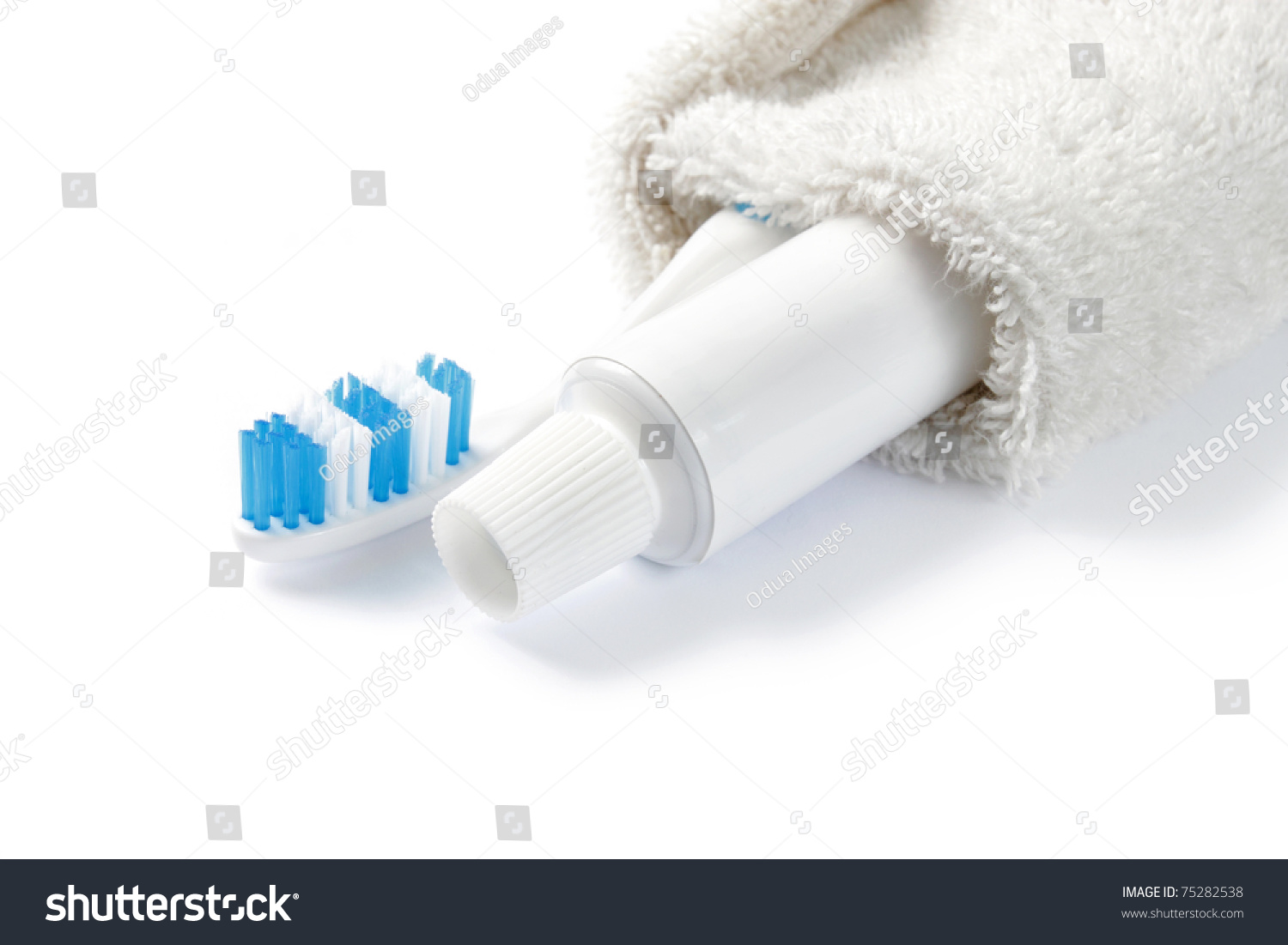 toothbrush with toothpaste inside