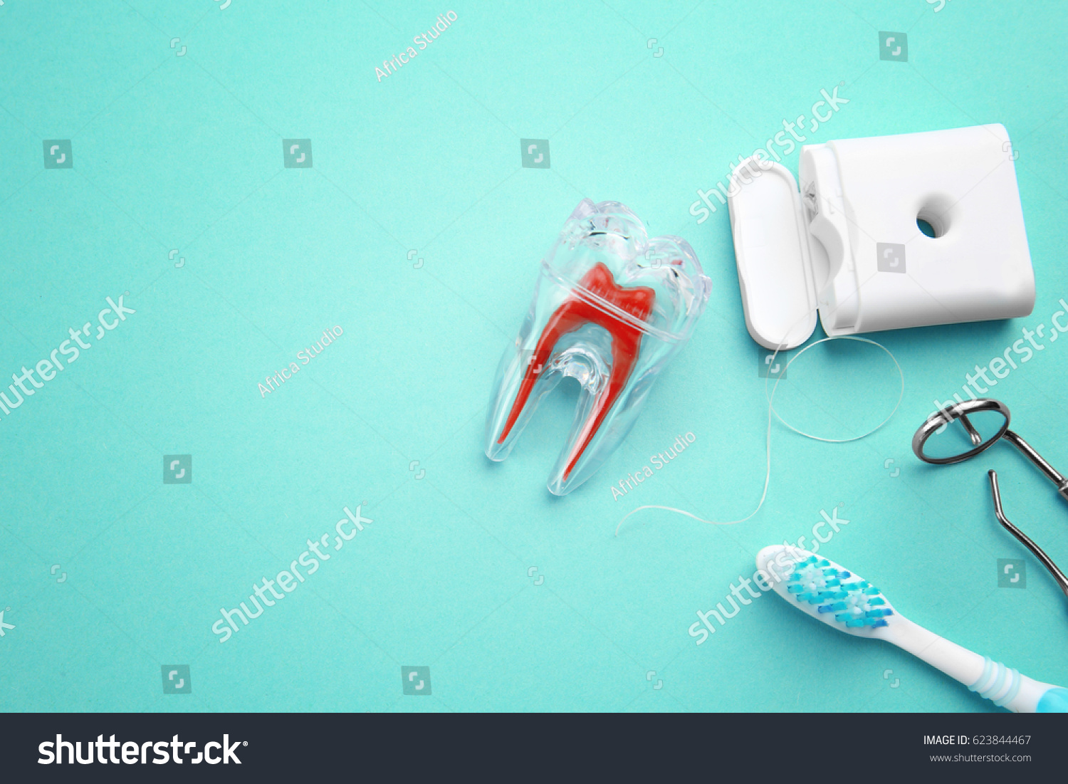 Download Toothbrush Plastic Tooth Mockup Dental Instruments Stock ...