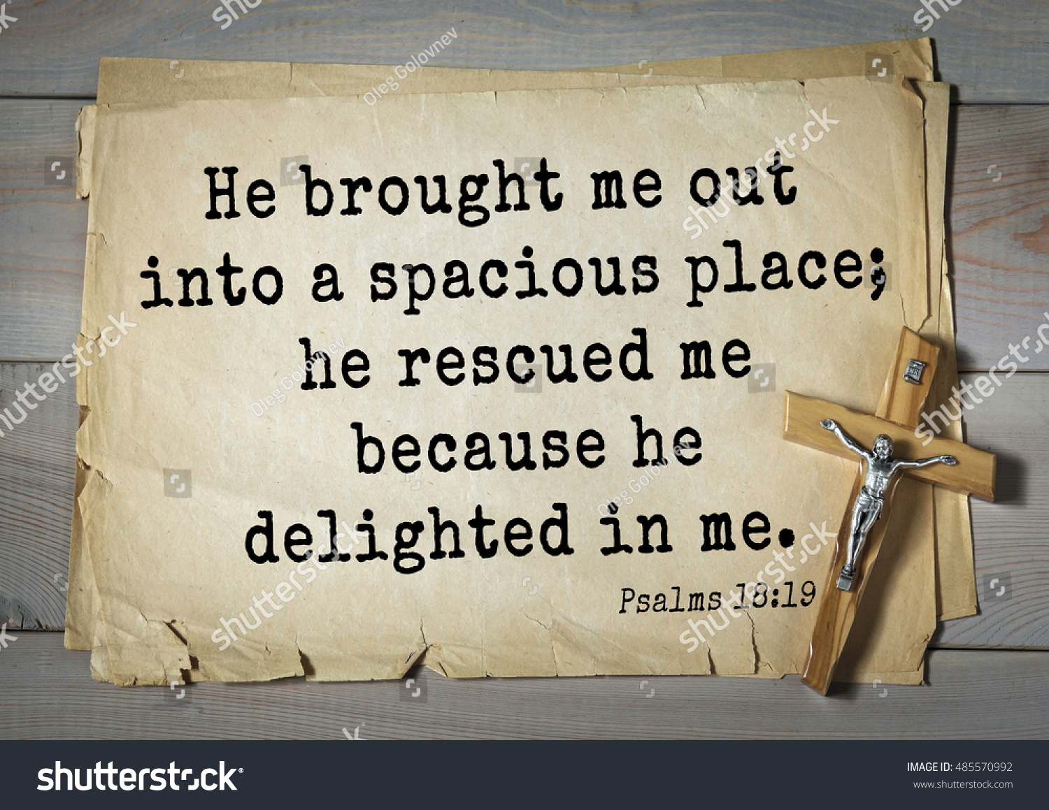 Top1000 Bible Verses Psalms He Brought Stock Photo 485570992 | Shutterstock