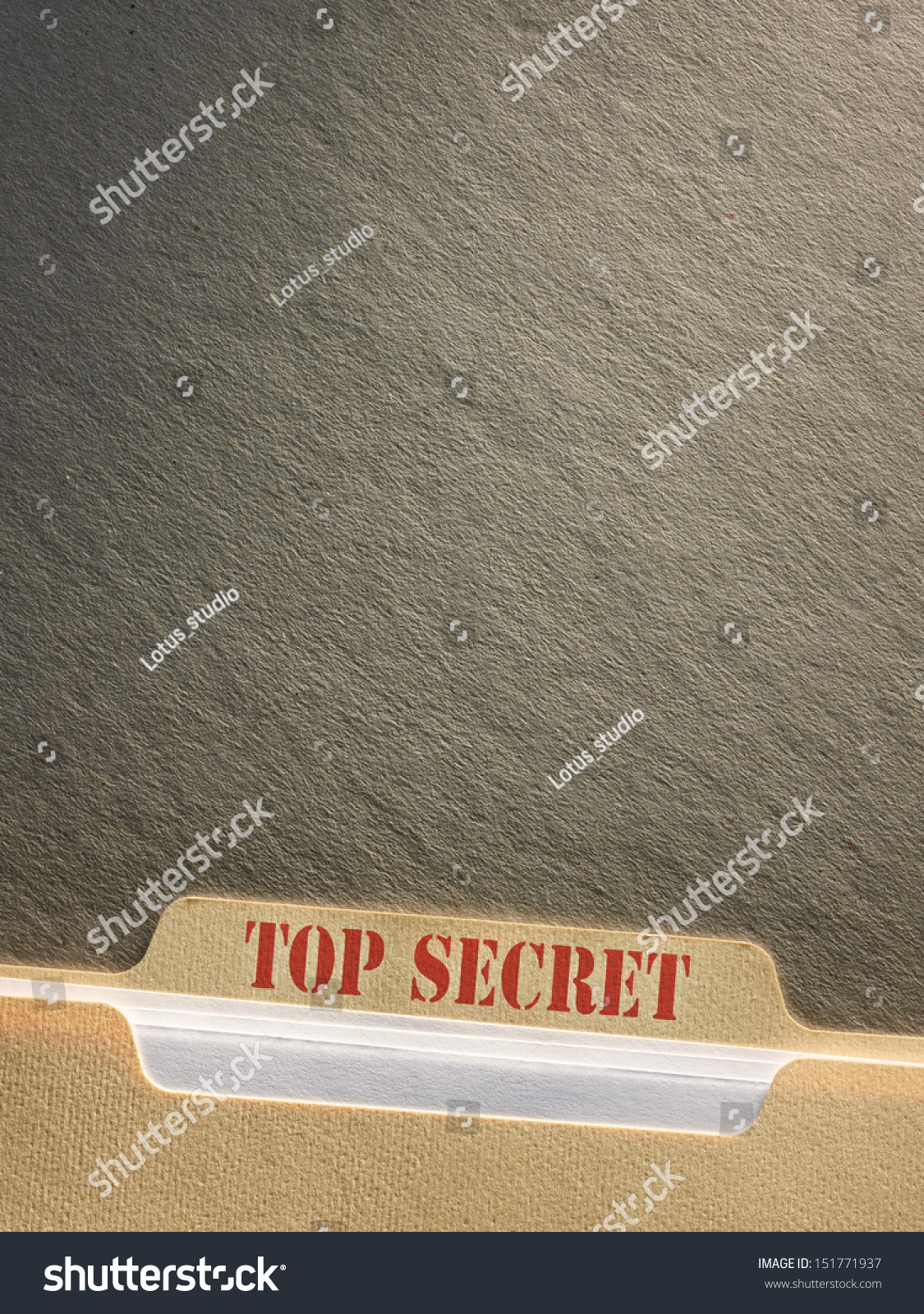 Top Secret File Folder On Background Stock Photo Edit Now