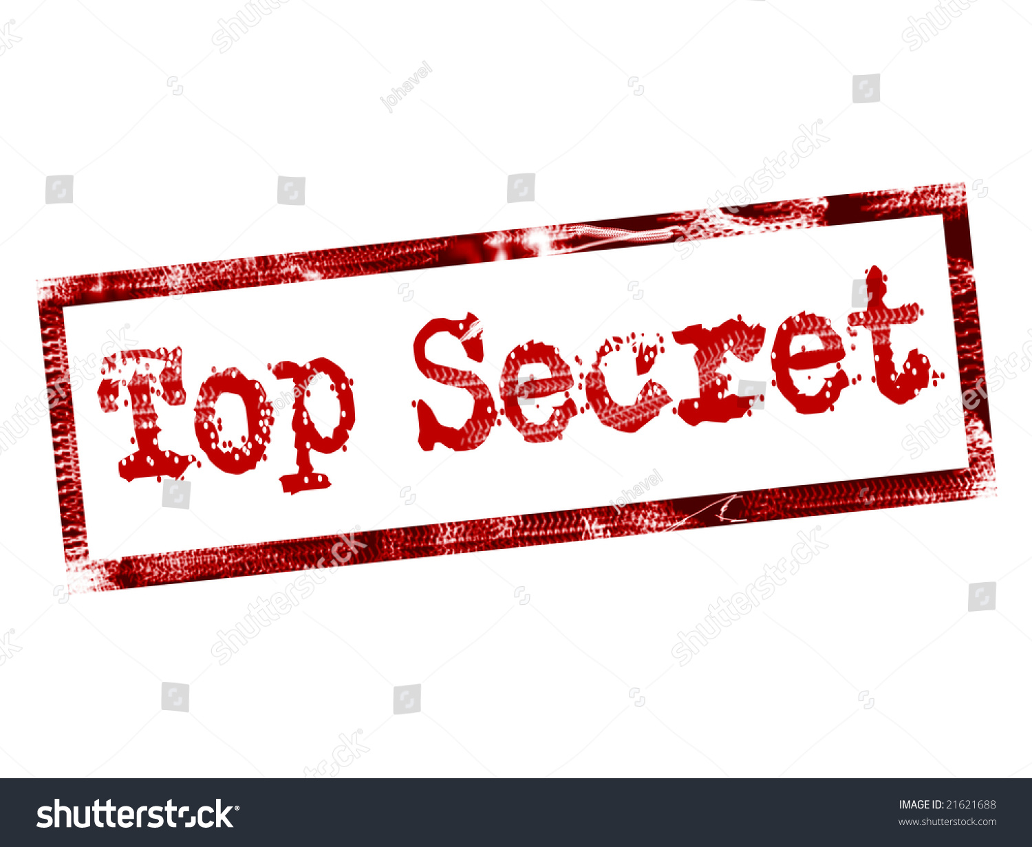 Top Secret Stamp On Red Color Stock Photo 21621688 : Shutterstock