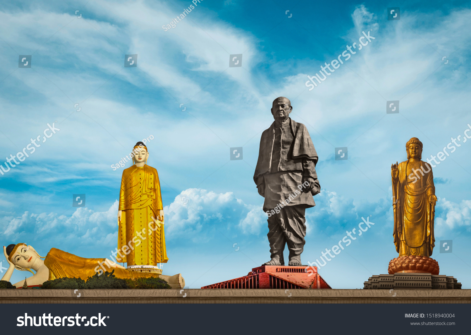 Top Tallest Statue World Stock Photo 1518940004 | Shutterstock