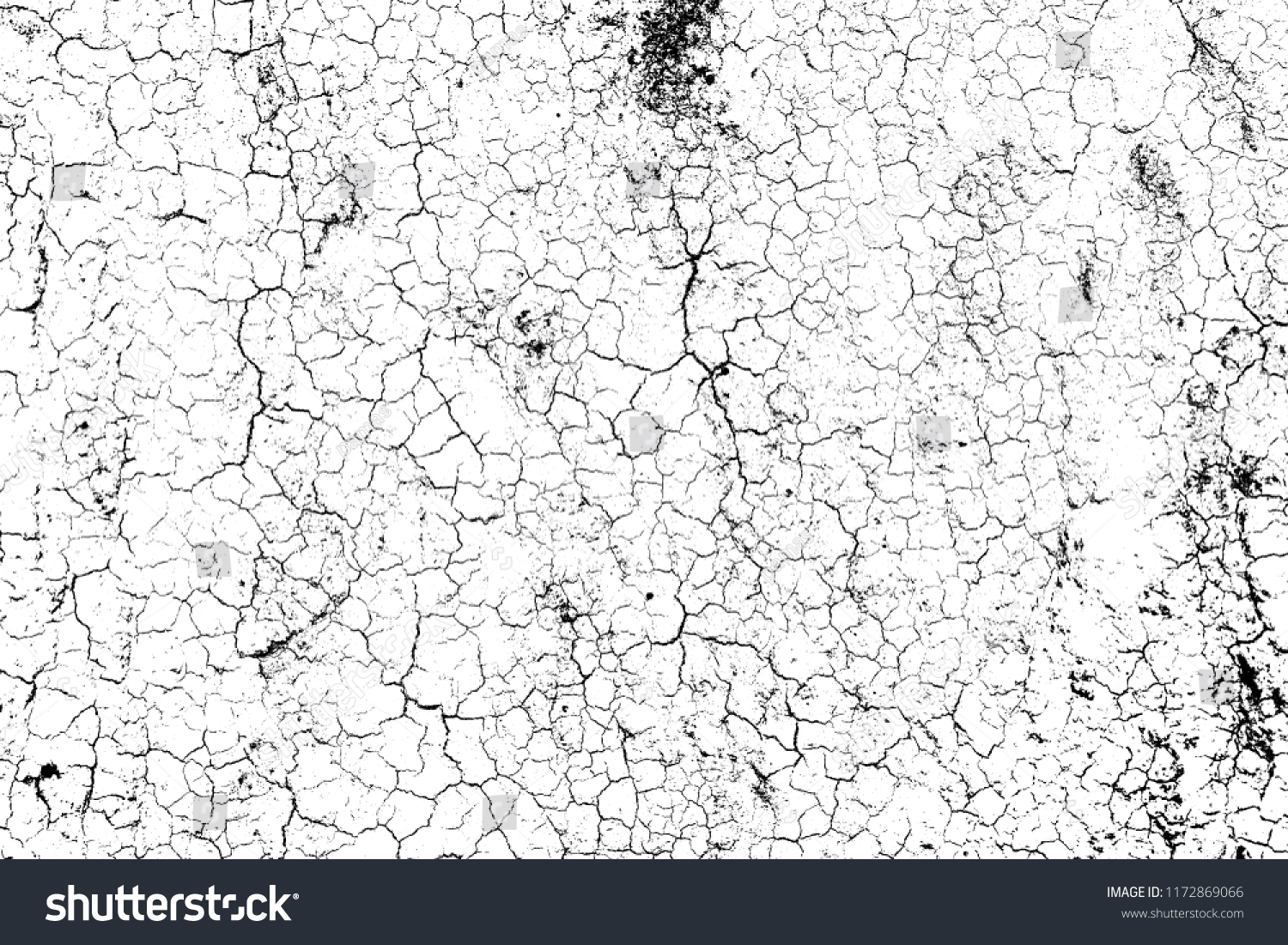 Top View Cracked Soil Ground Earth Stock Illustration 1172869066 ...