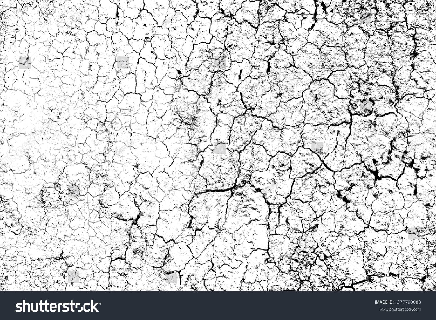 Top View Cracked Soil Ground Earth Stock Photo 1377790088 | Shutterstock