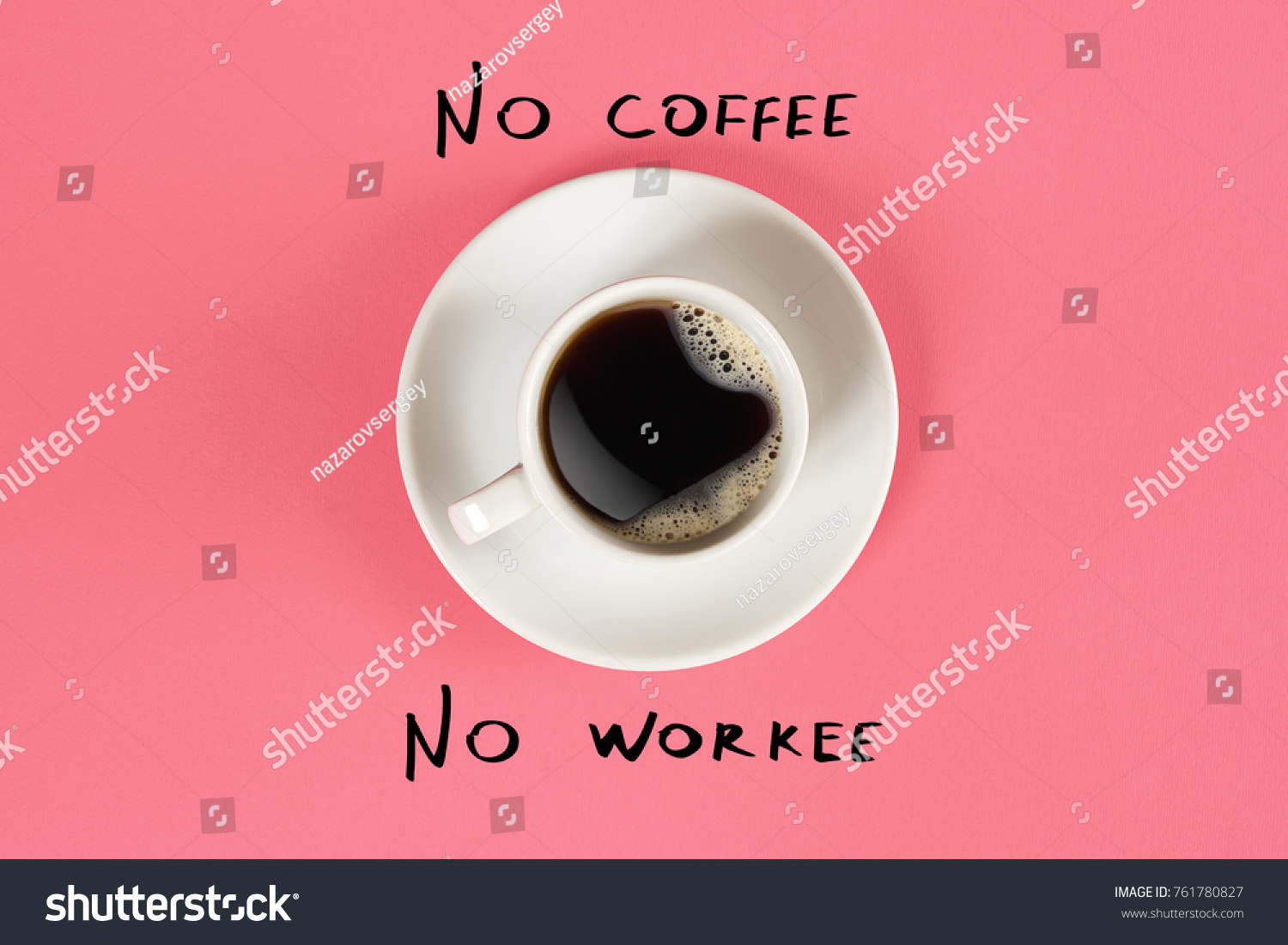 top view cup black coffee no stock photo edit now 761780827 shutterstock