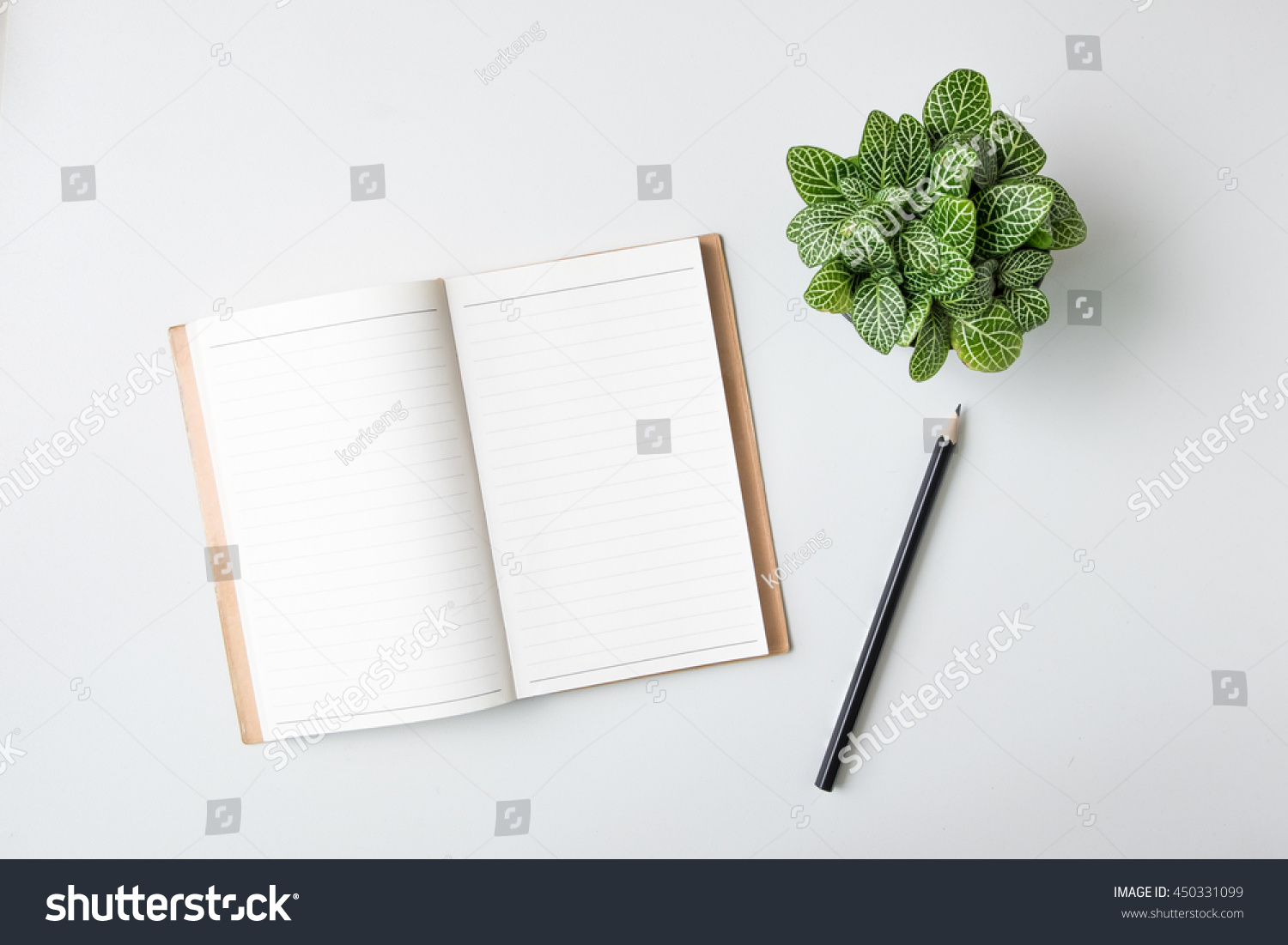 Top View Open Notebook Pencil Plant Stock Photo 450331099 Shutterstock Top View Open Notebook Pencil Plant Stock Photo 450331099 Shutterstock