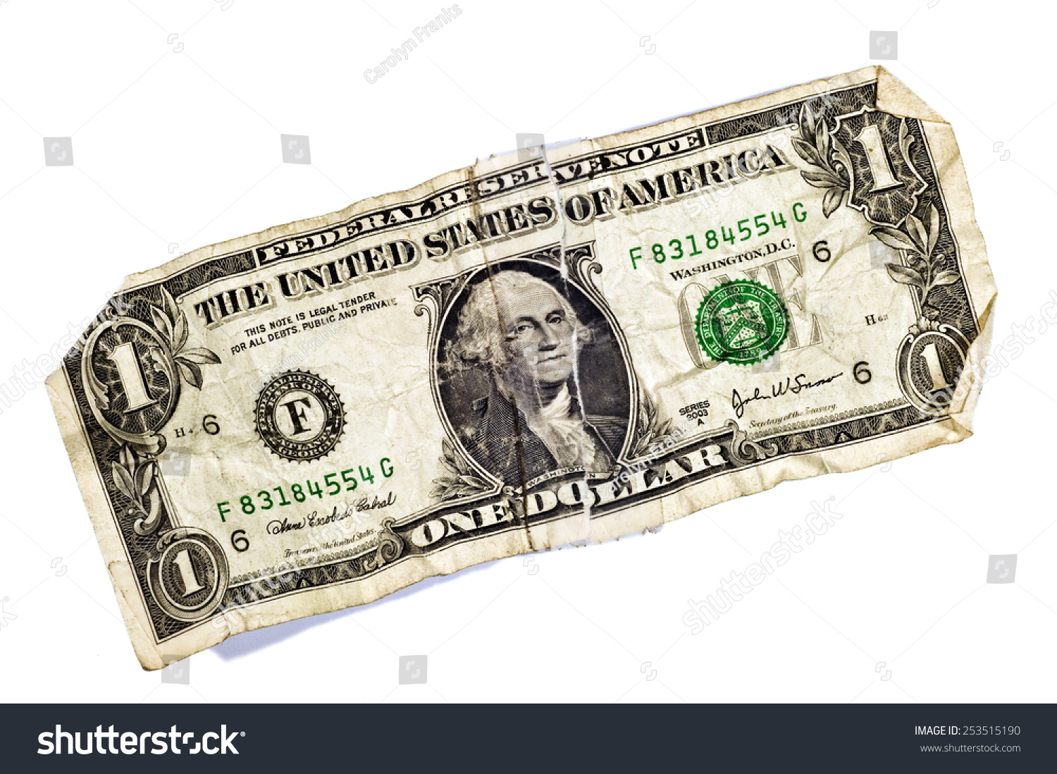 1.276 Worn dollar bill Gambar, Foto Stok & Vektor | Shutterstock