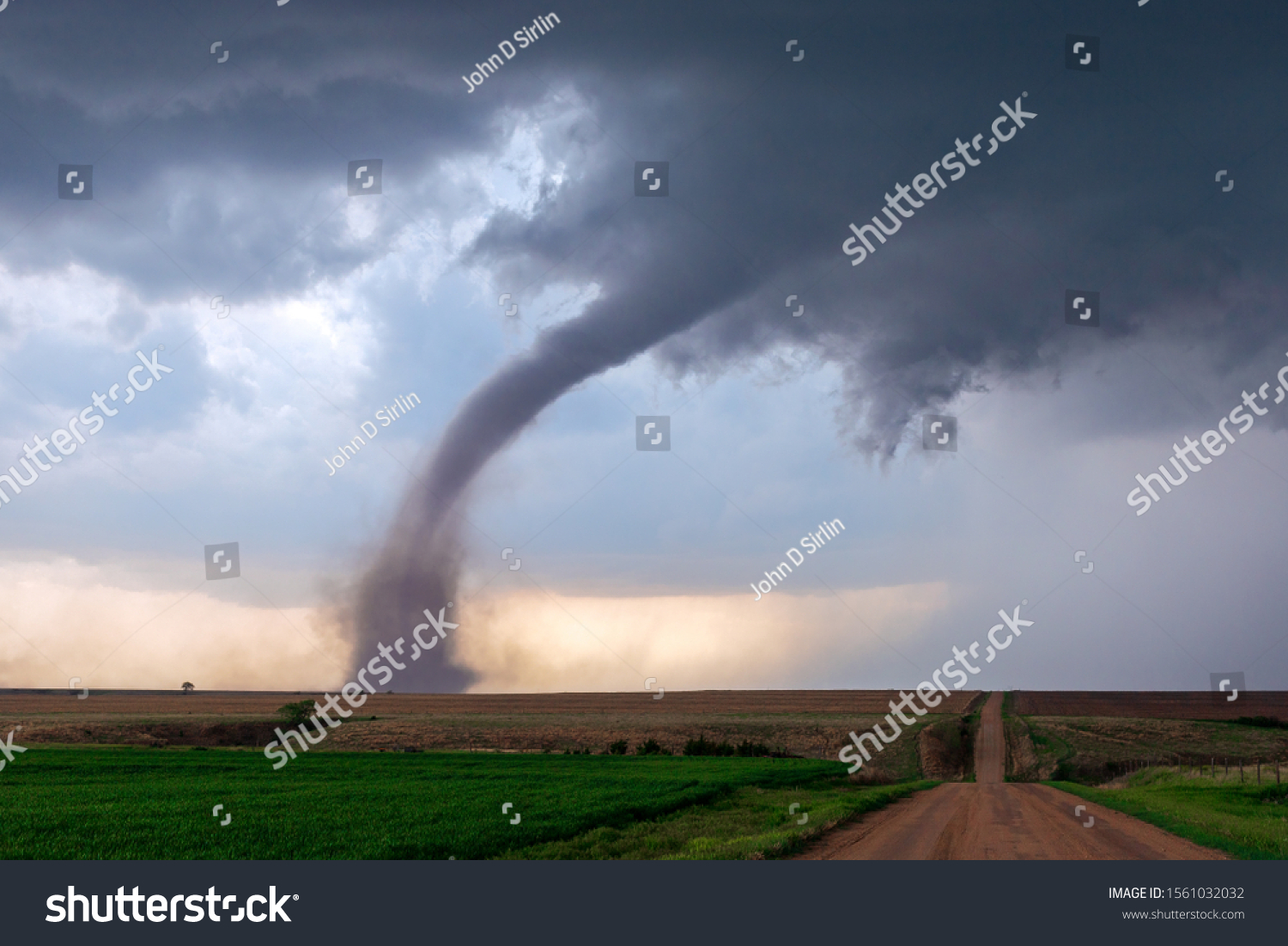 Tornado Supercell Thunderstorm Nebraska Stock Photo (Edit Now) 1561032032