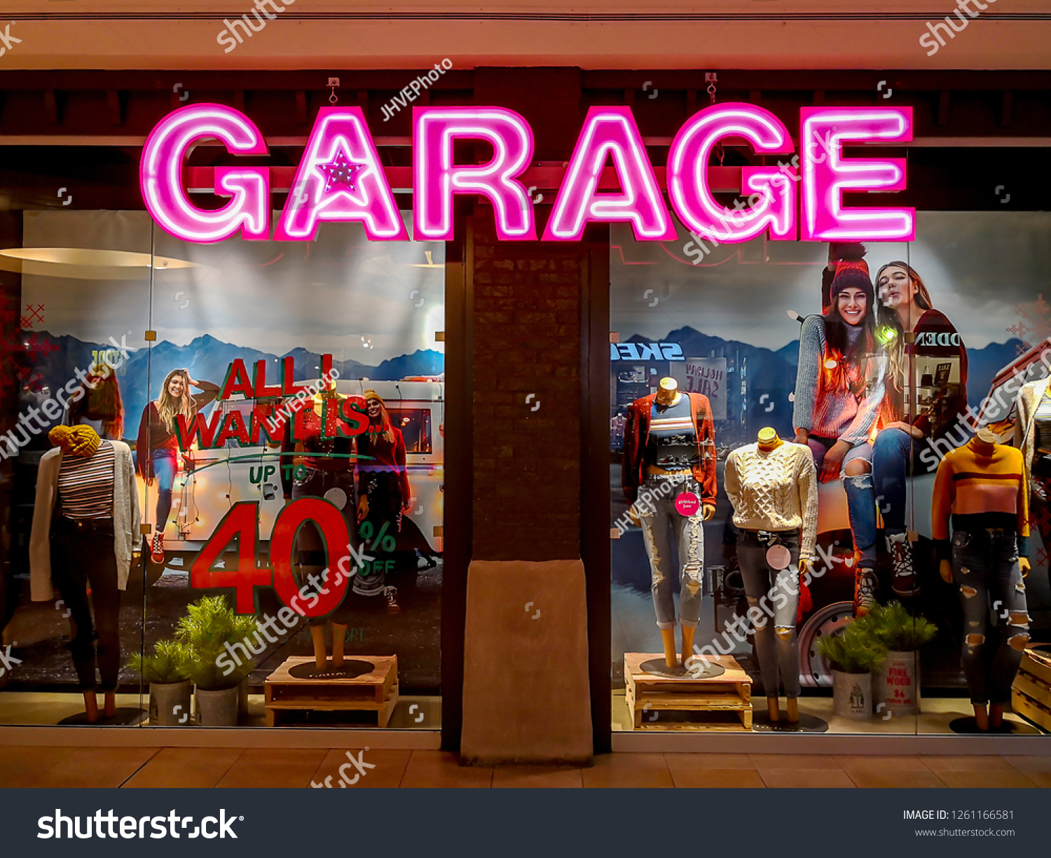 garage clothing store