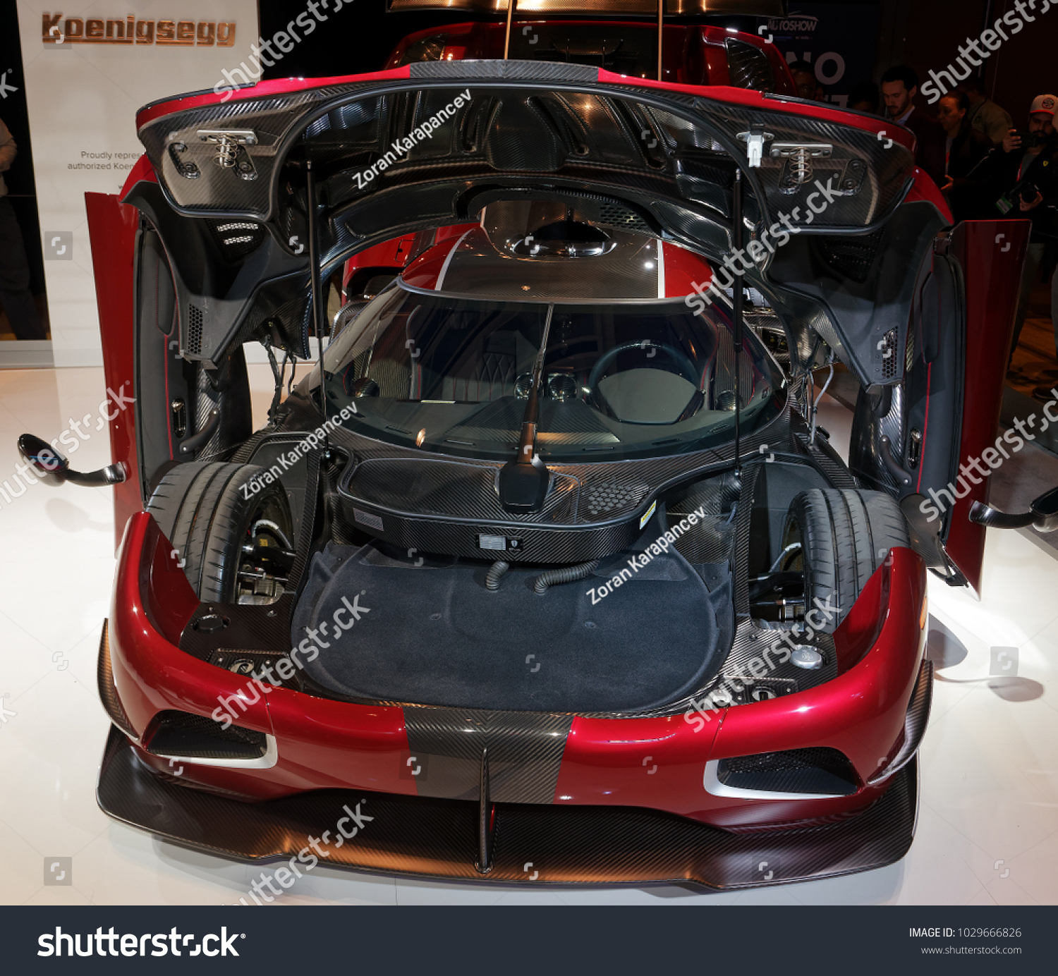 TORONTOFEBRUARY 15 2018 Canadian International Auto Show Stock Photo