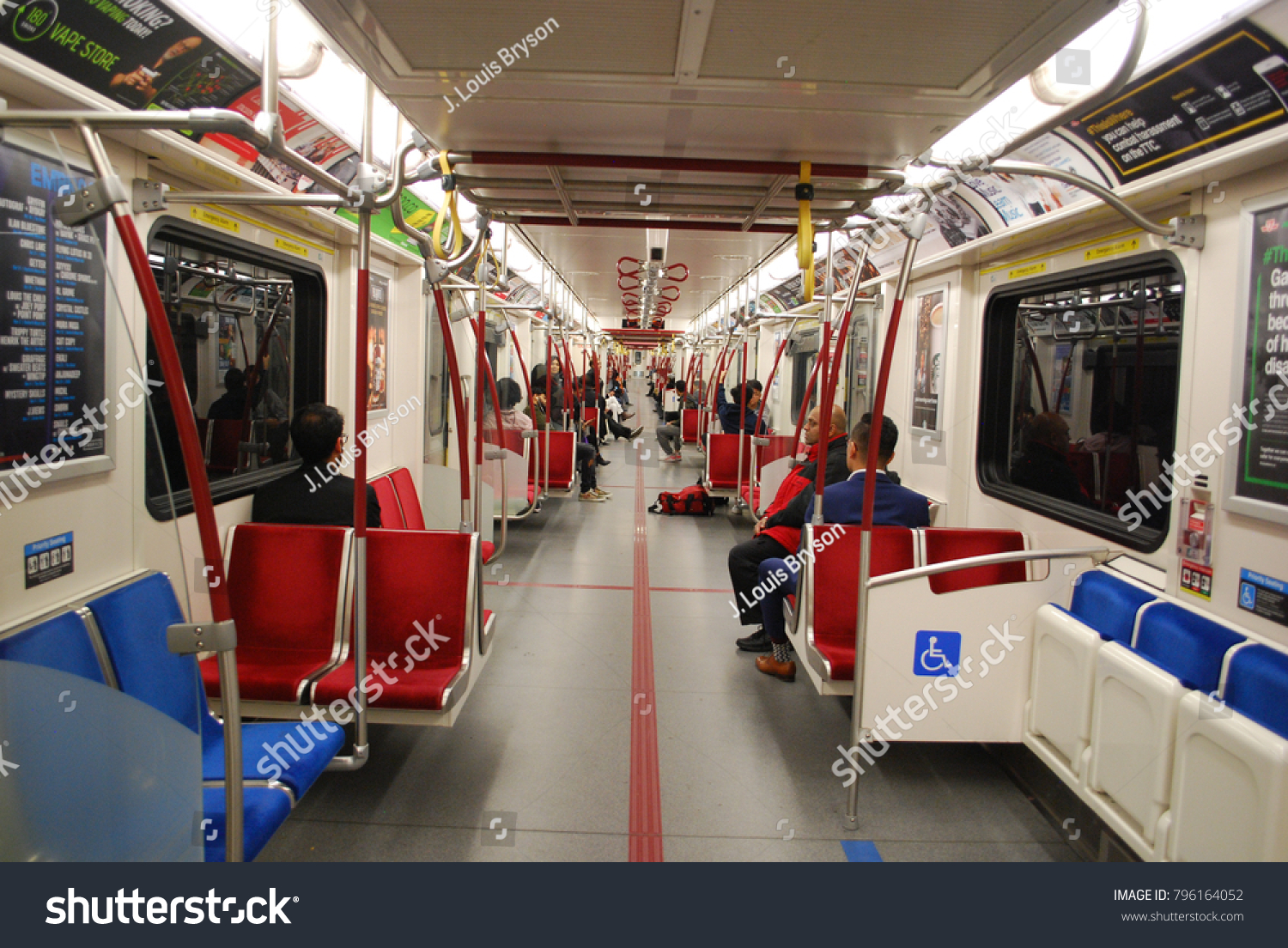 Toronto Ontario Canada Ttc Subway Inside Stock Photo 796164052 ...