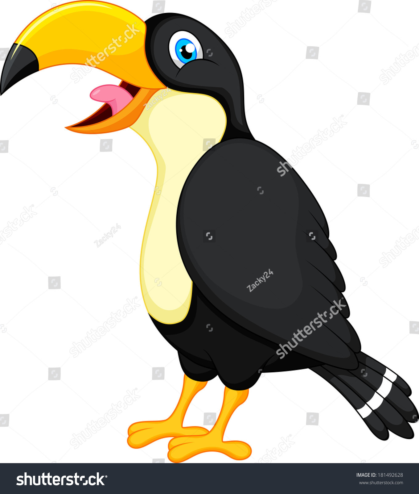 Toucan Bird Cartoon Stock Illustration 181492628 - Shutterstock