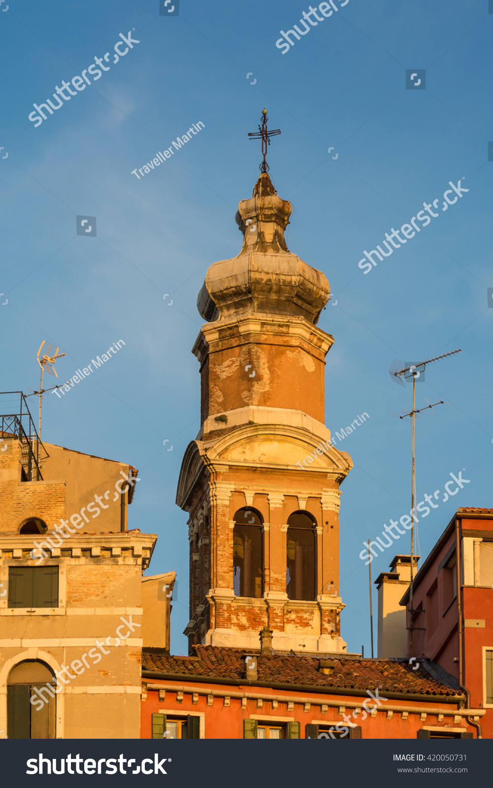 Tower Chiesa Di San Bartolomeo Venice Stock Photo Edit Now