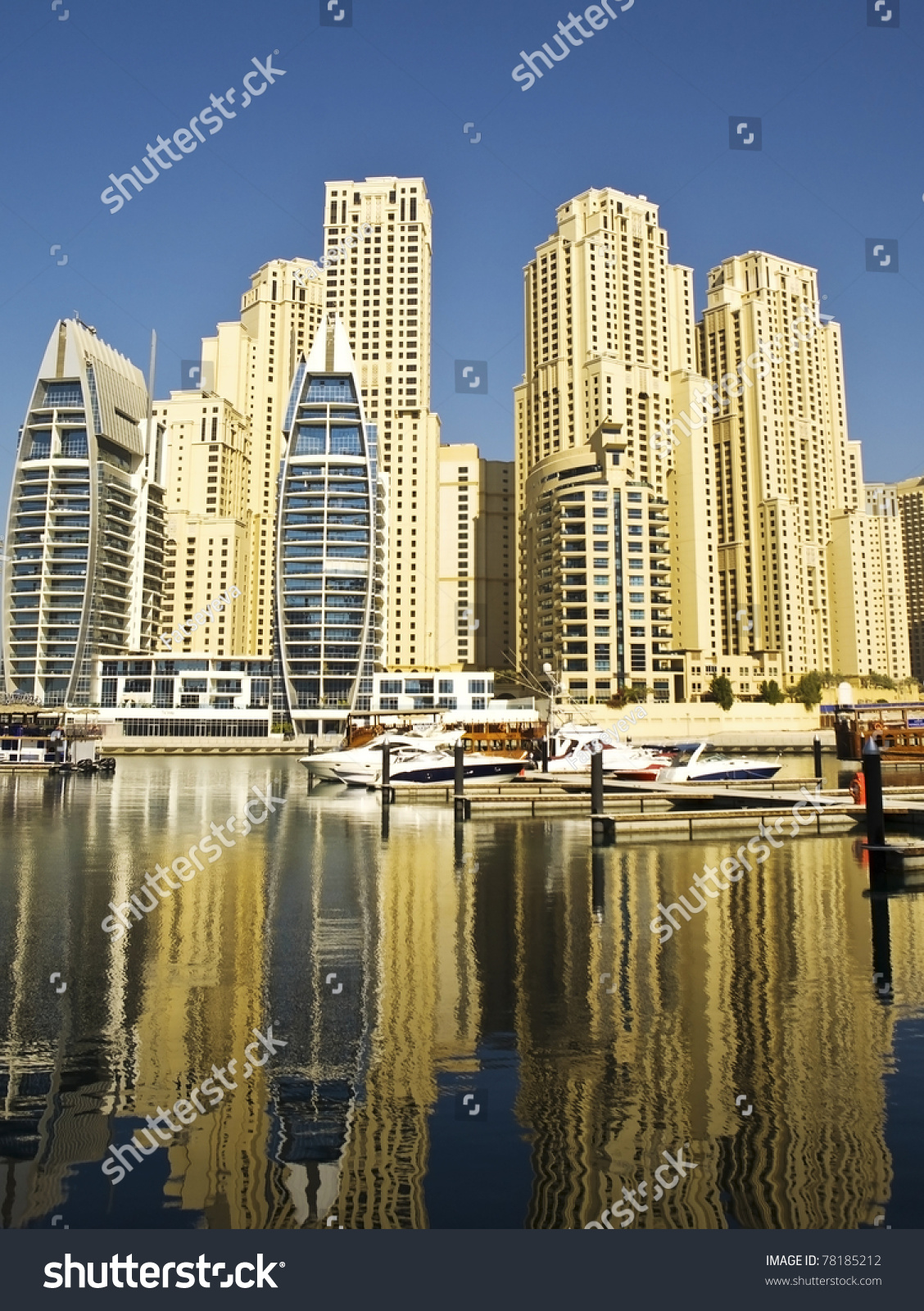 Town Scape Summer Dubai Marina Stock Photo 78185212 - Shutterstock