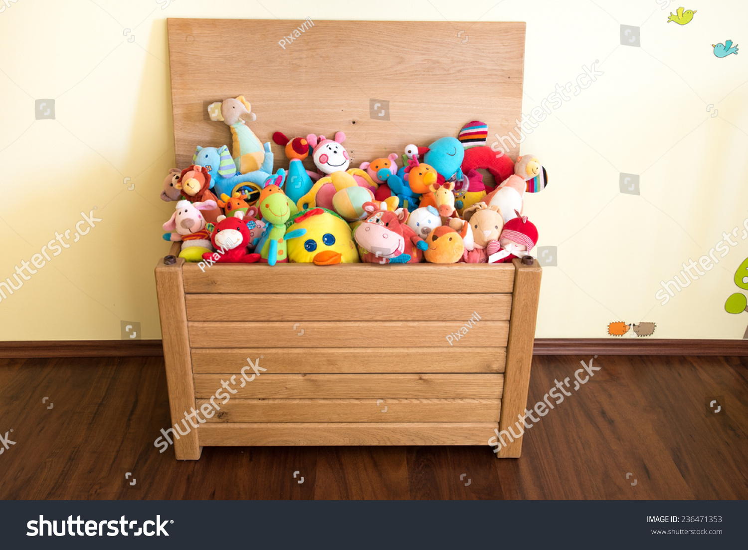 Toy Box Full Soft Toys Childs Stock Photo 236471353 - Shutterstock