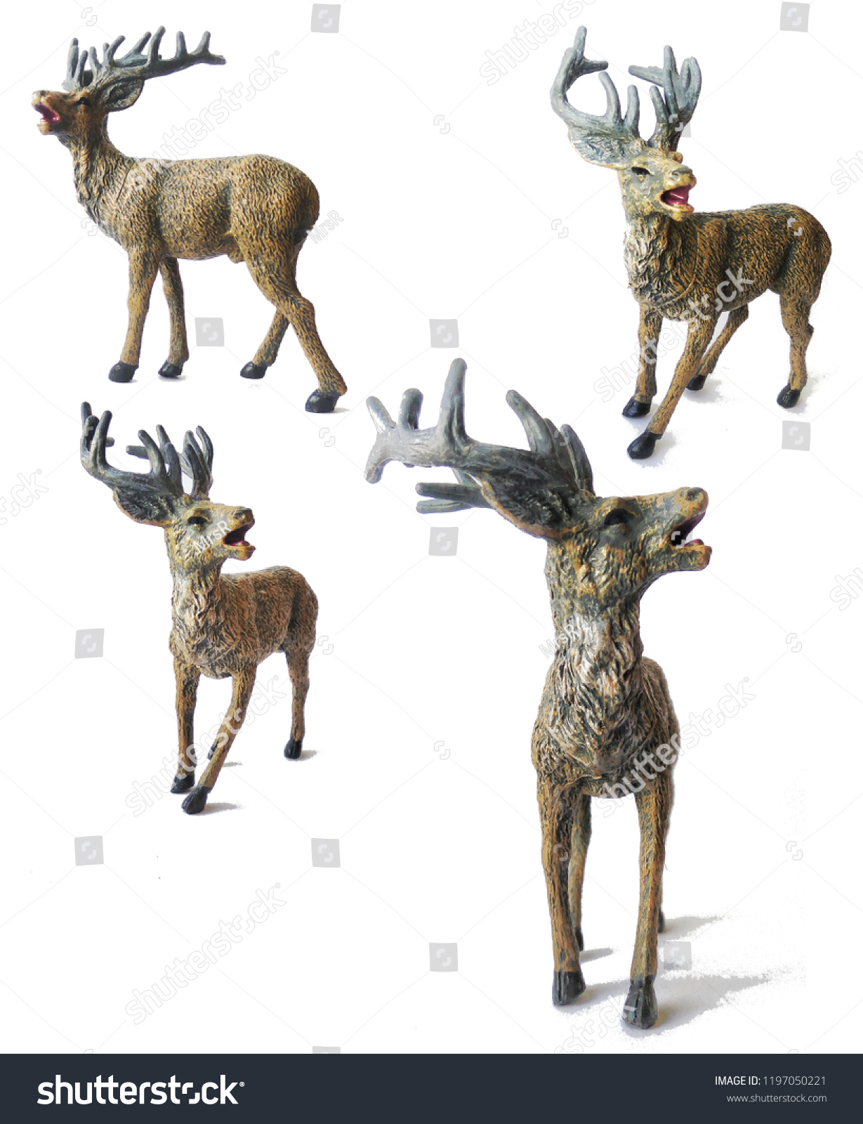 small plastic deer