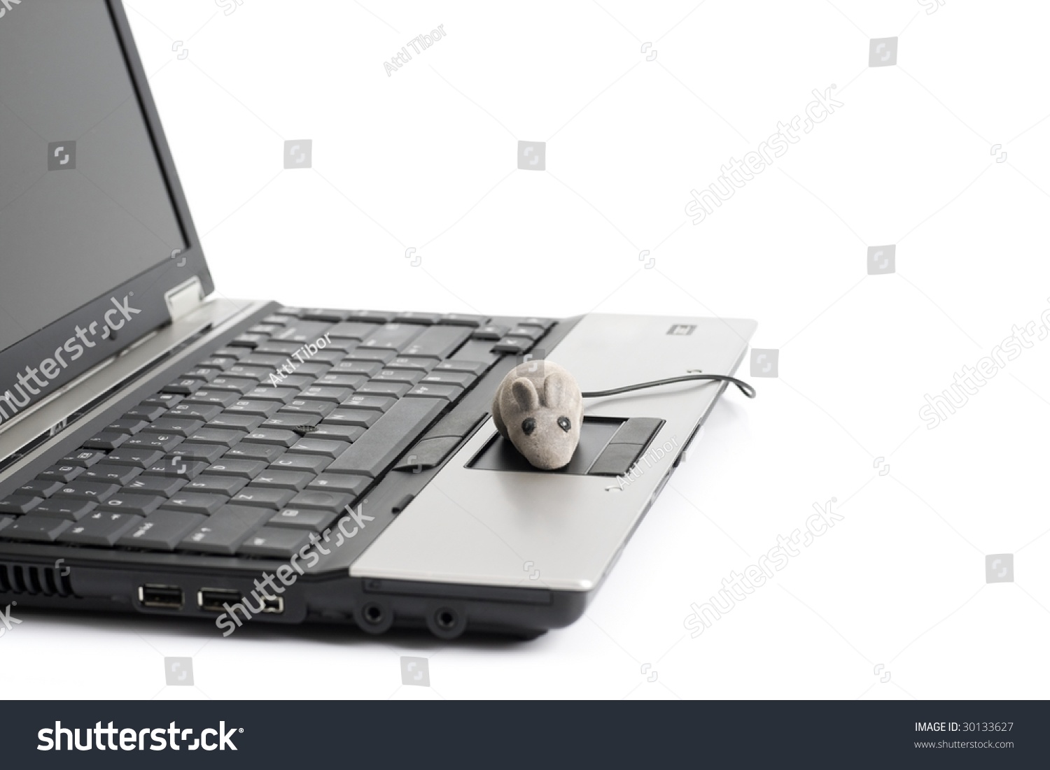 toy laptop with mouse