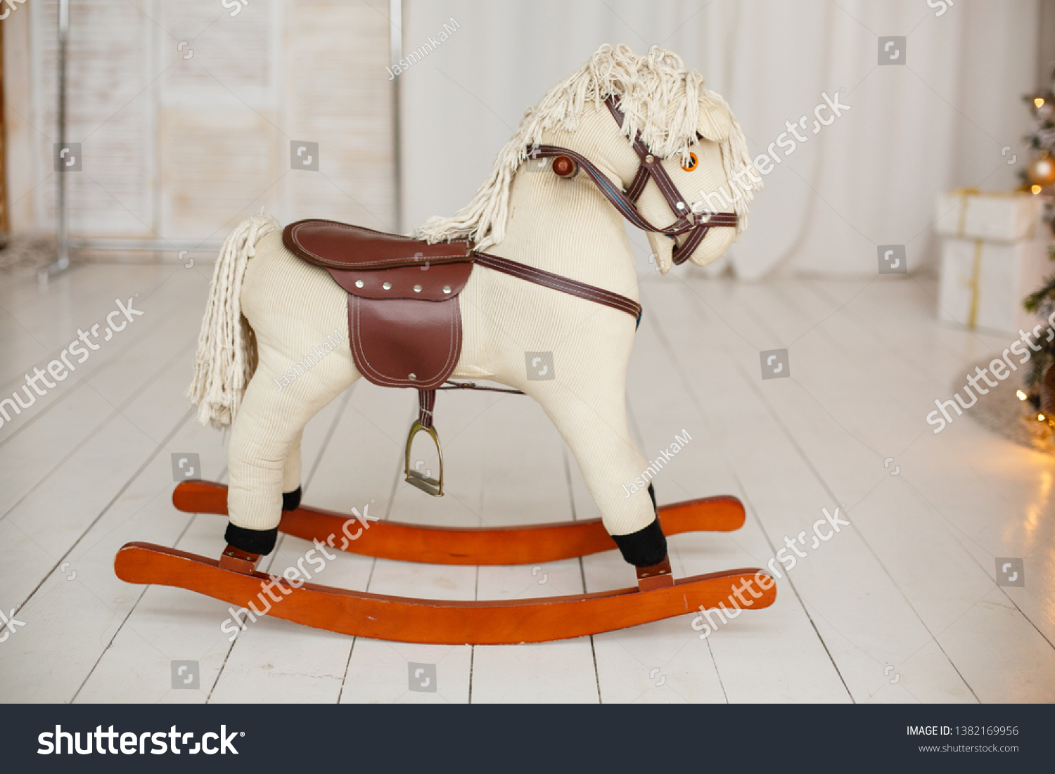 fabric rocking horse