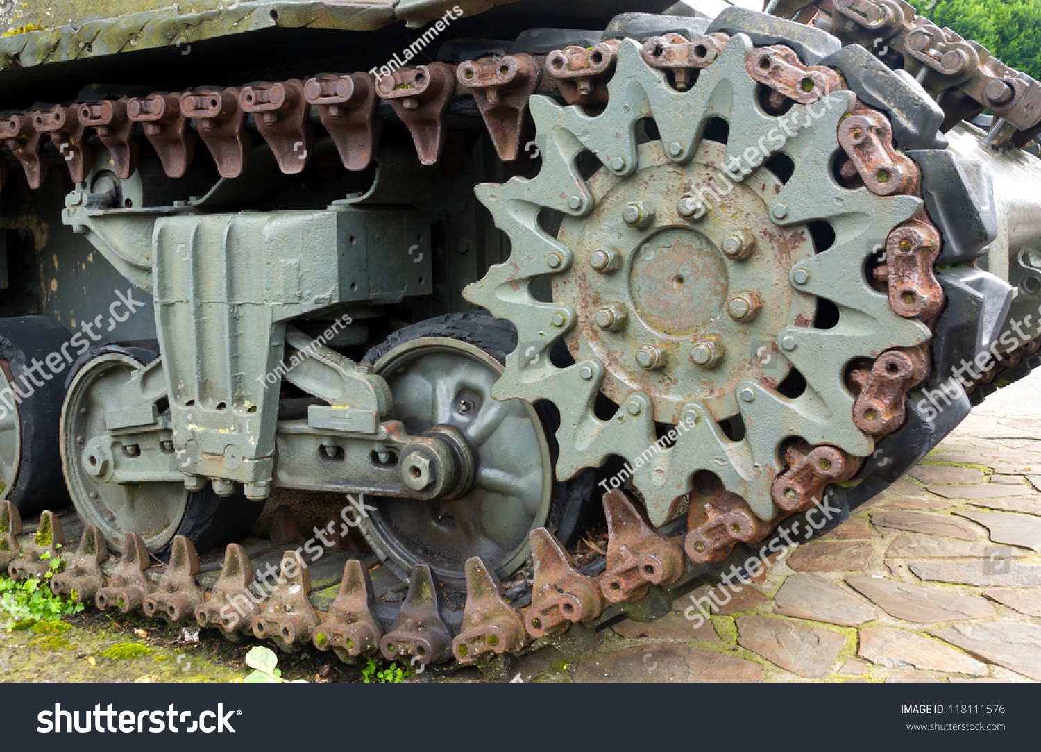 Track Armoured Vehicle Sherman Tank Stock Photo 118111576 - Shutterstock