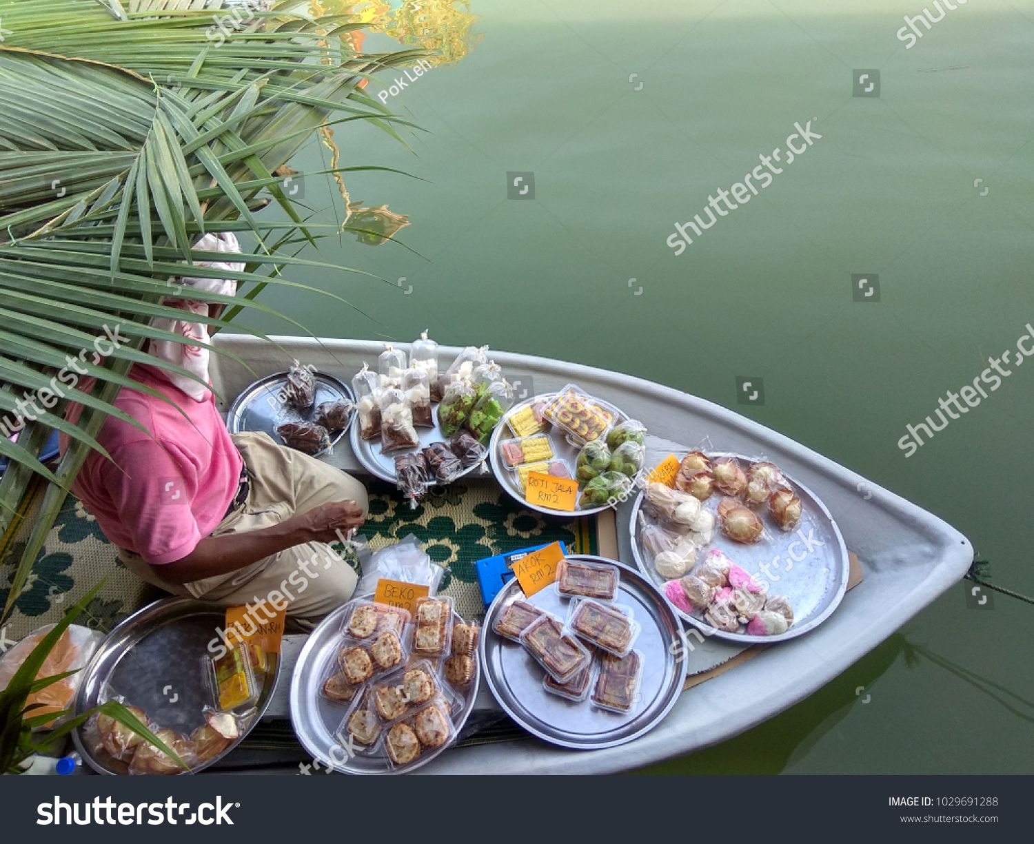 Traditional Floating Market Pengkalan Datu Kelantan Stock Photo Edit Now 1029691288