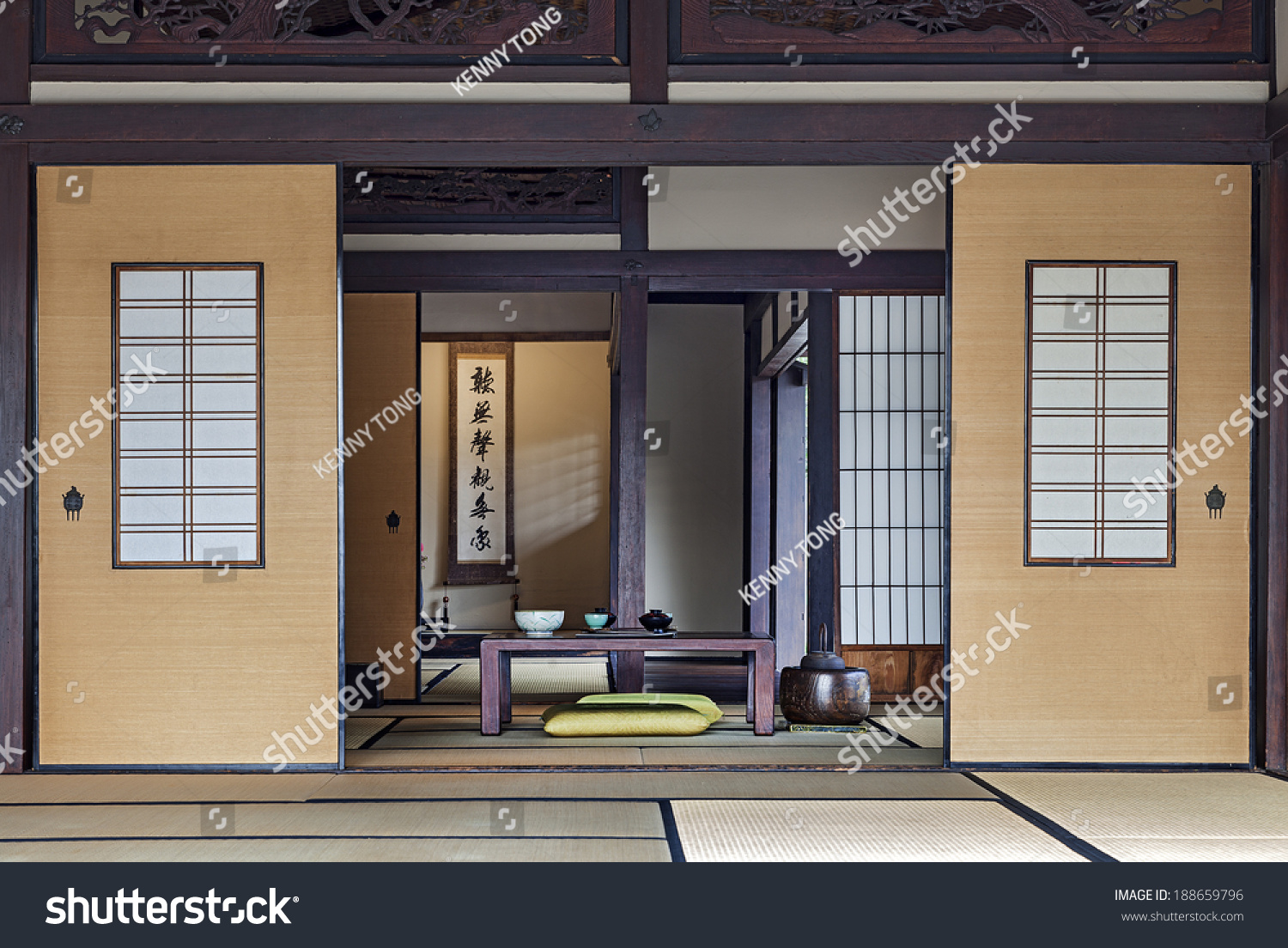 Traditional Japanese Tea Room Stock Photo (Edit Now) 188659796