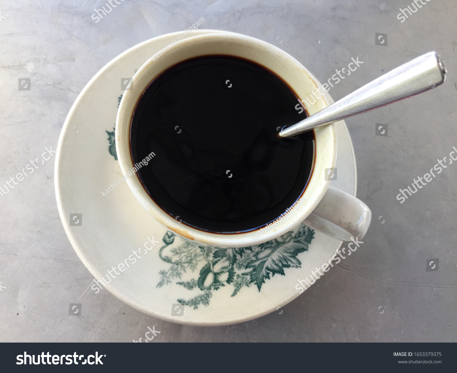 Traditional Malaysia Style Black Coffee Stock Photo Edit Now 1653379375