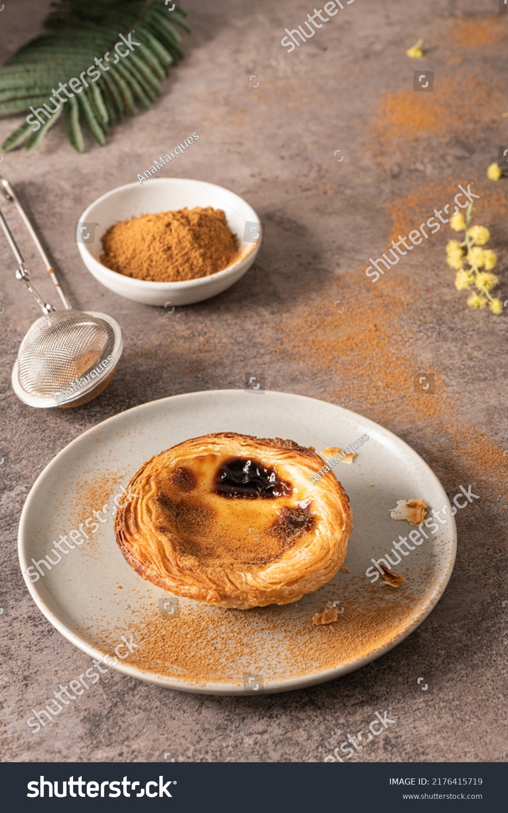 Traditional Portuguese Pastry Pastel De Nata Stock Photo 2176415719 ...