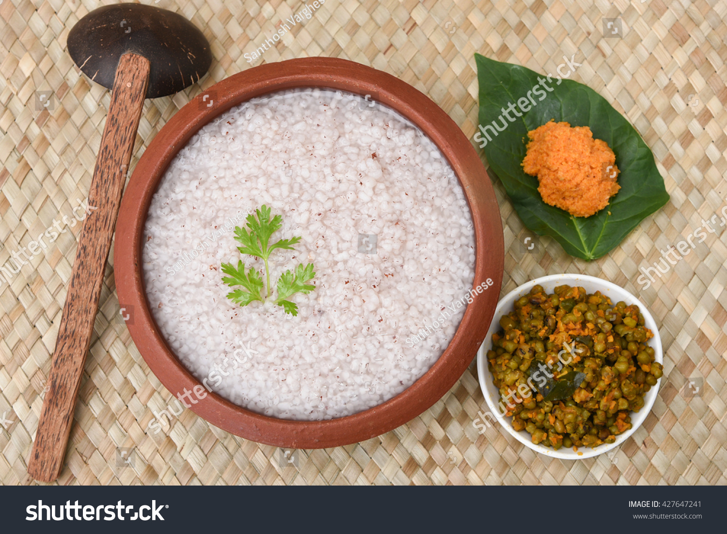 Traditional Rice Porridge Payaru Kanji Congee Stock Photo (Edit Now ...