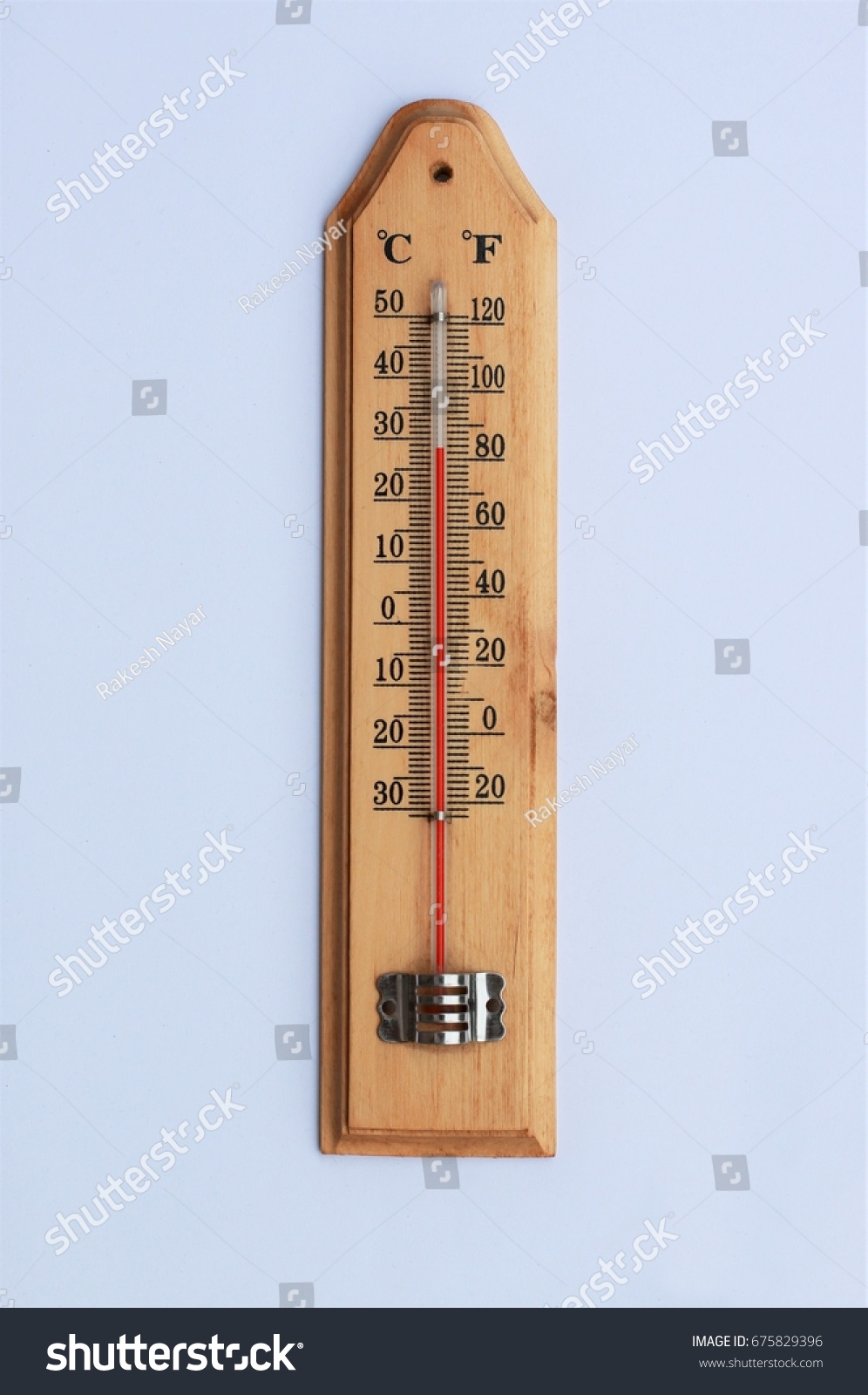 Traditional Room Temperature Measuring Thermometer Both