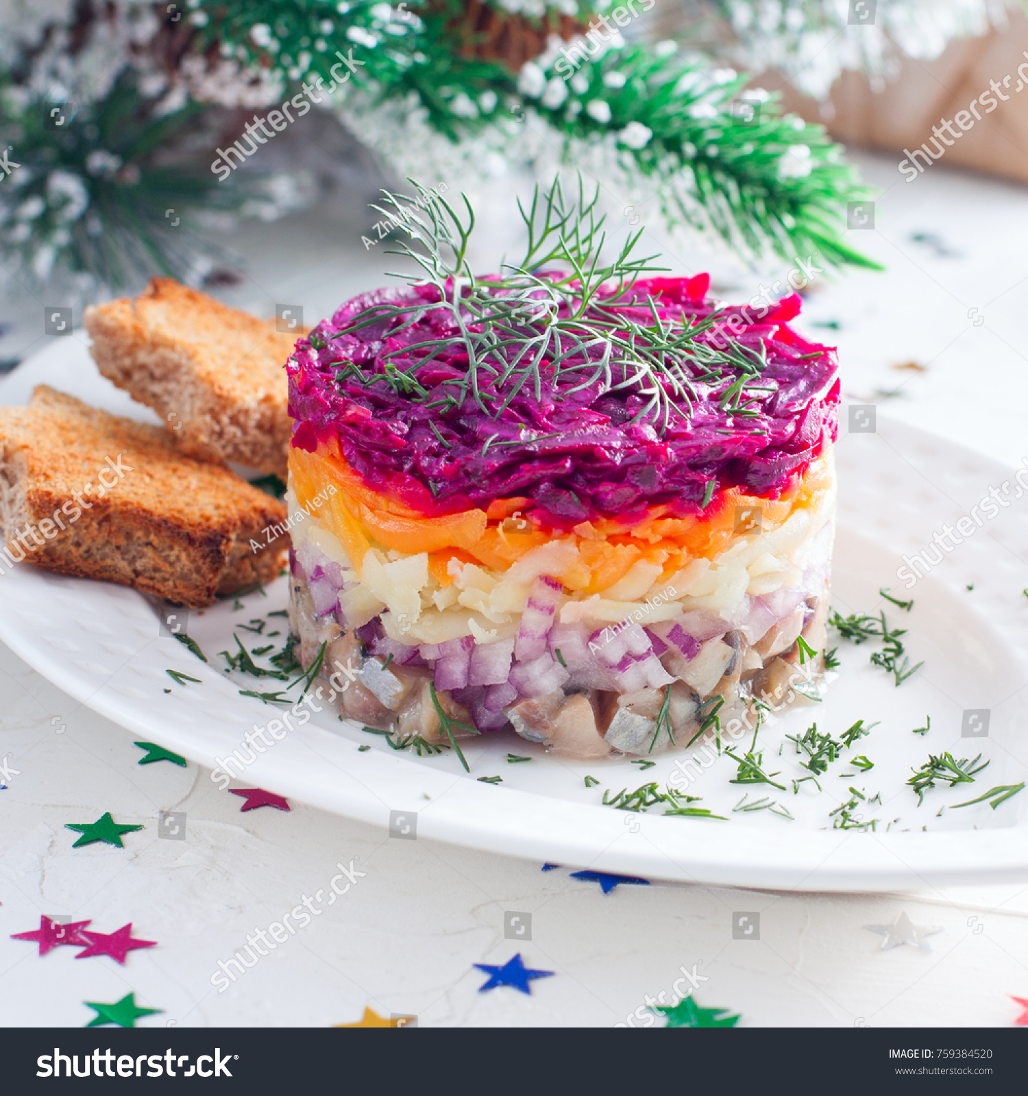How to make a salad under a fur coat How to make a salad under a fur coat