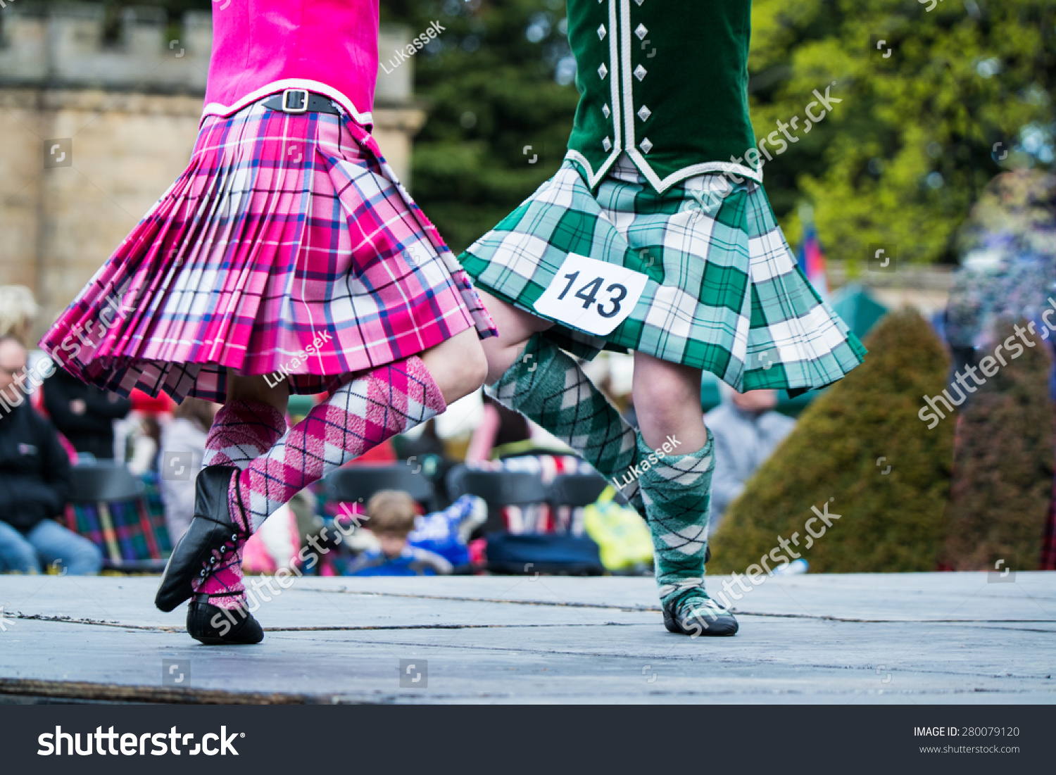 Traditional Scottish Highland Dancing Stock Photo 280079120 : Shutterstock