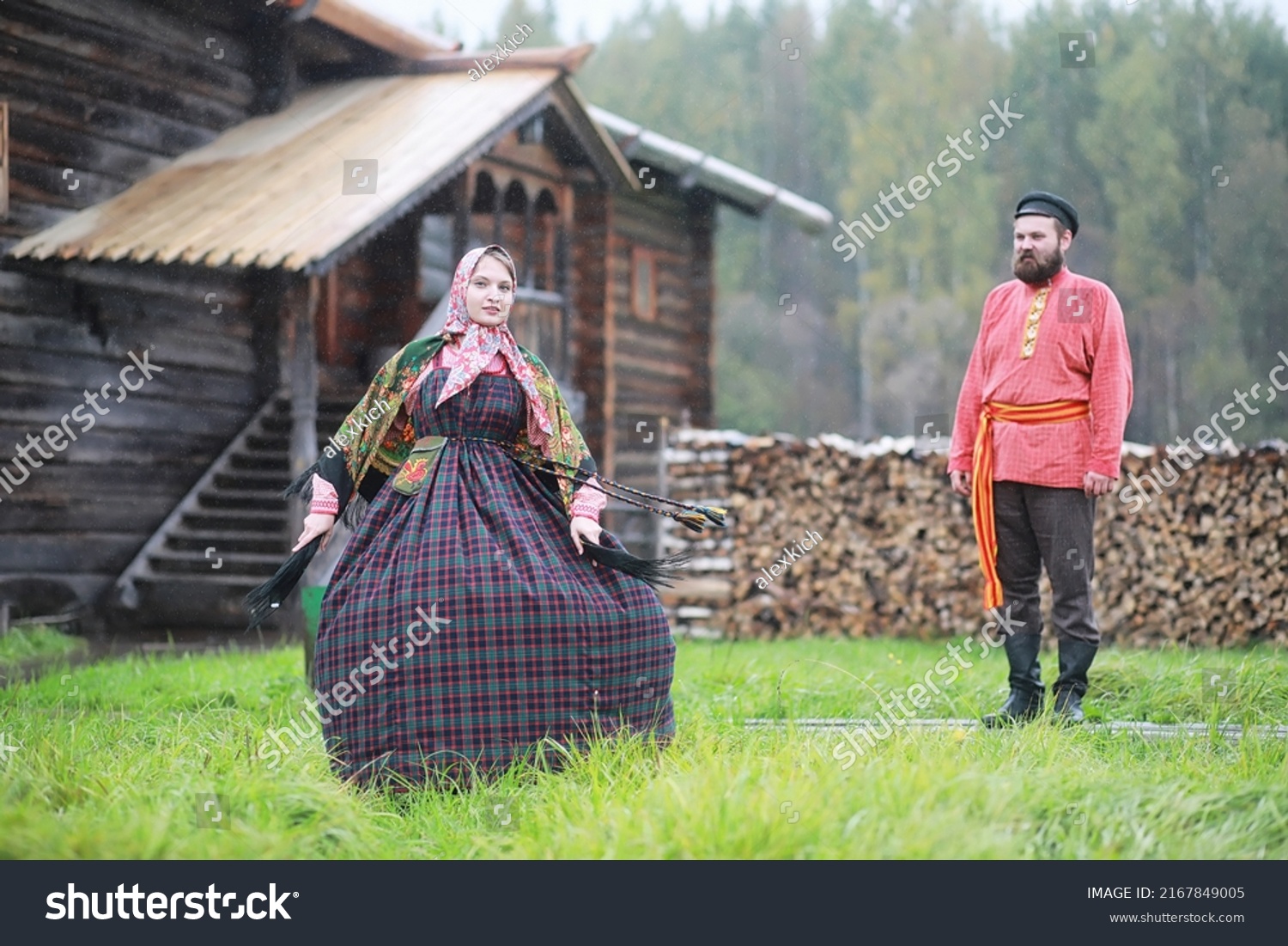 Traditional Slavic Rituals Rustic Style Outdoor Stock Photo 2167849005 ...