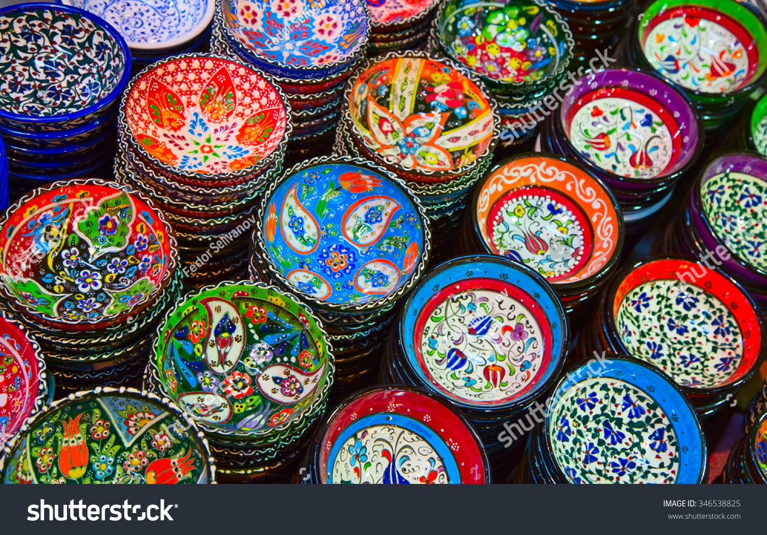 Traditional Turkish Ceramics On Grand Bazaar Stock Photo Edit Now