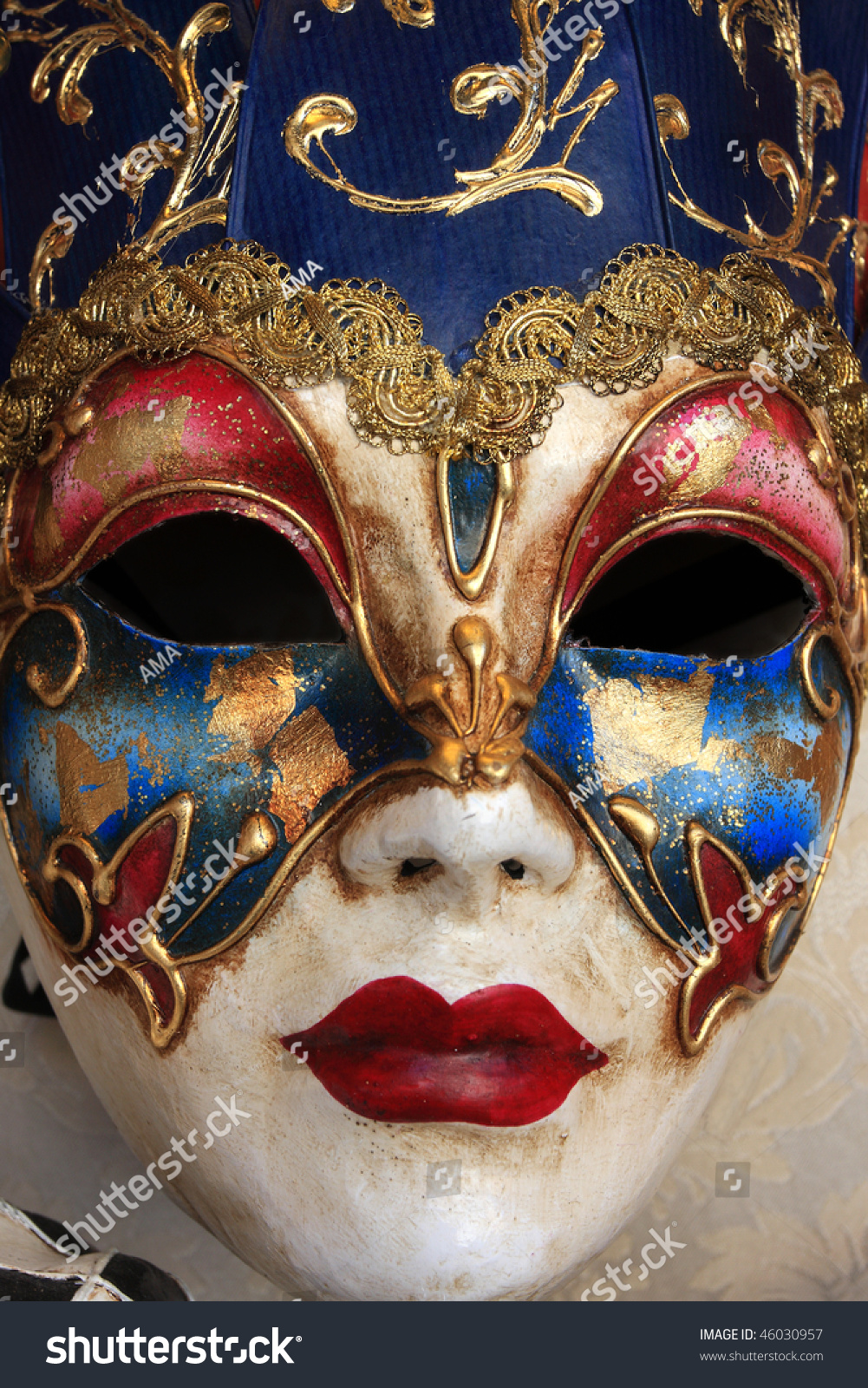 Traditional Venice Mask Carnival Symbol Stock Photo 46030957 - Shutterstock