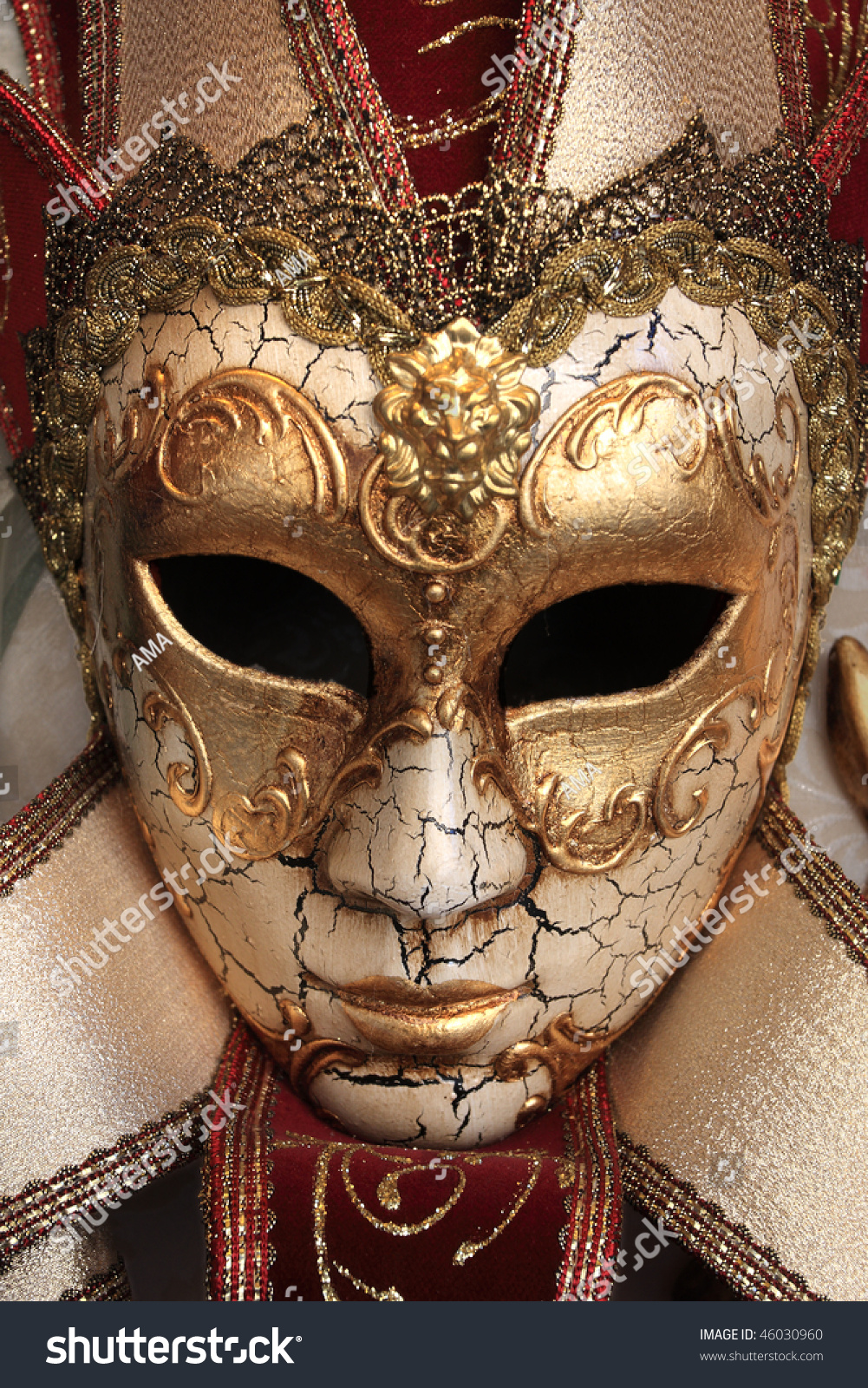 Traditional Venice Mask Carnival Symbol Stock Photo 46030960 - Shutterstock