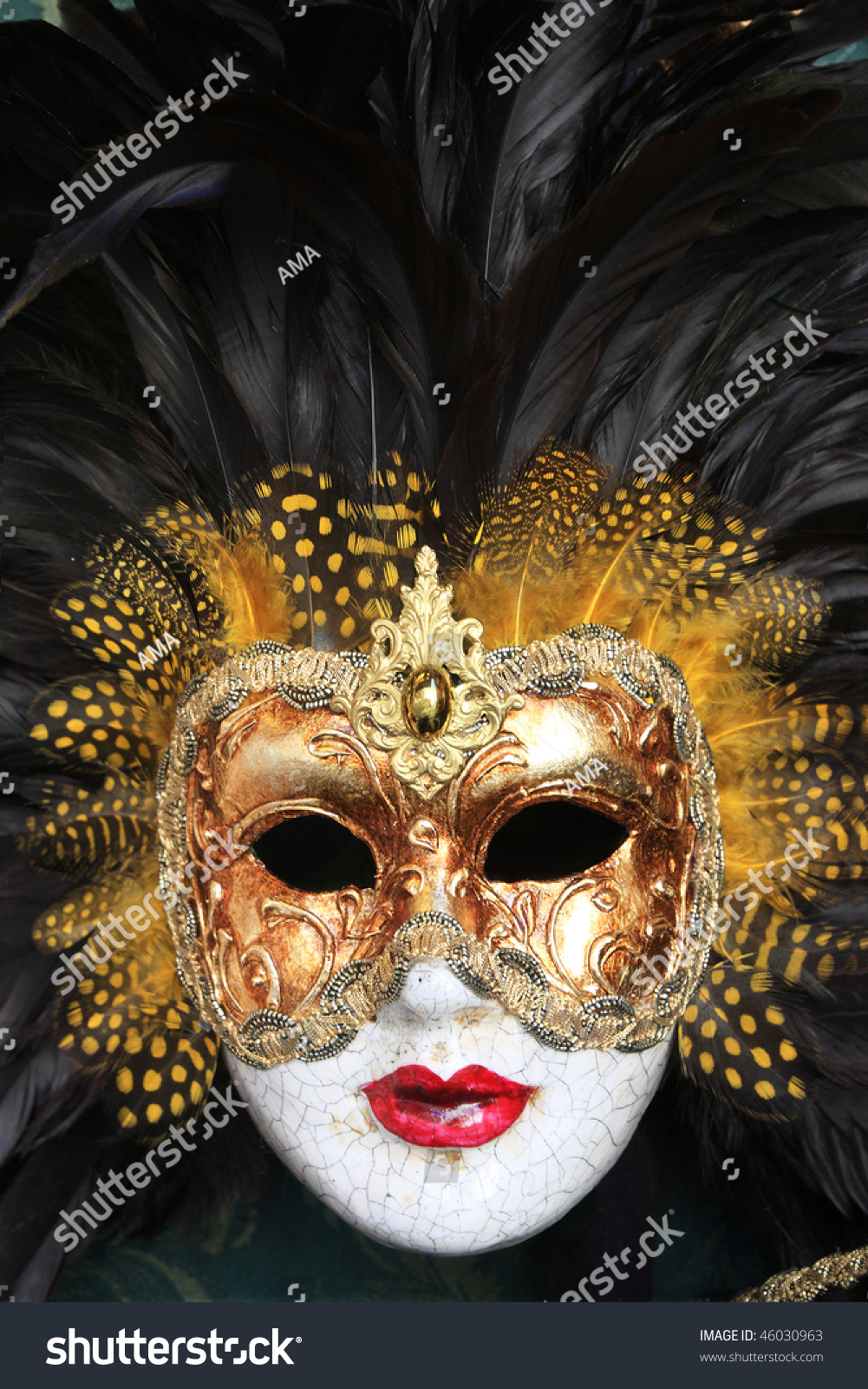 Traditional Venice Mask - Carnival Symbol Stock Photo 46030963 ...