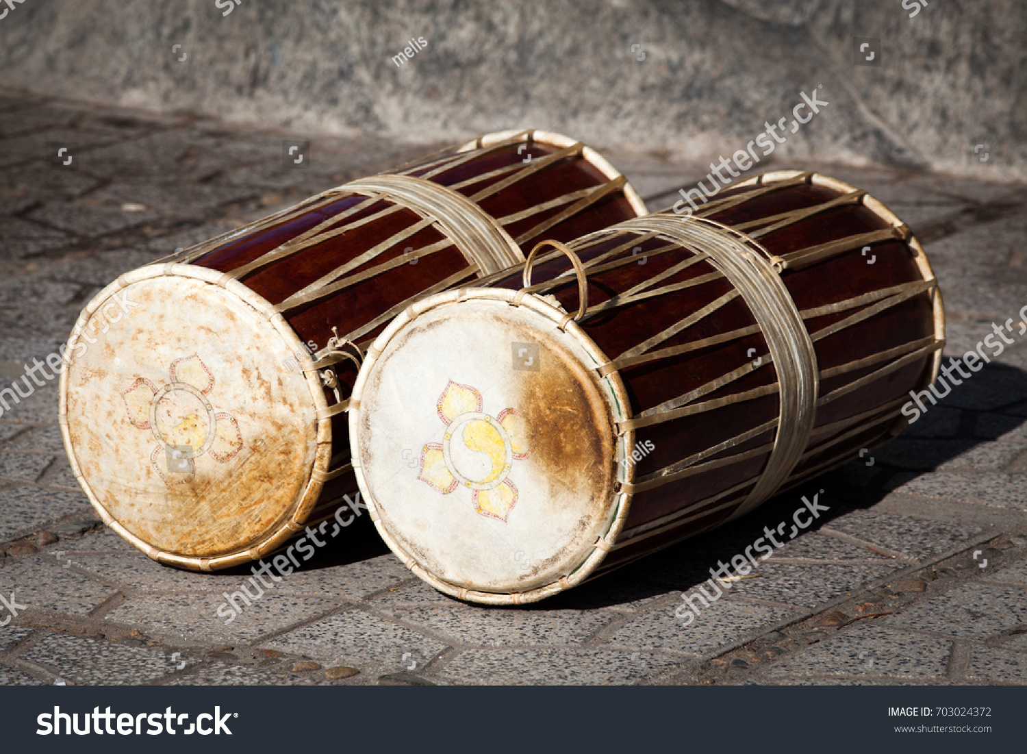  Violet Classic  Template Design Featuring Traditional Vietnamese Drums