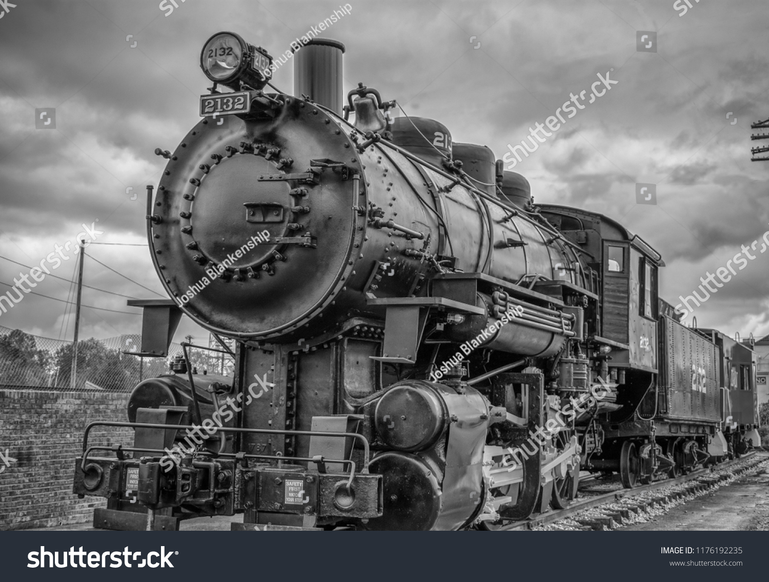 Train Steam Engine History Black White Stock Photo 1176192235 ...