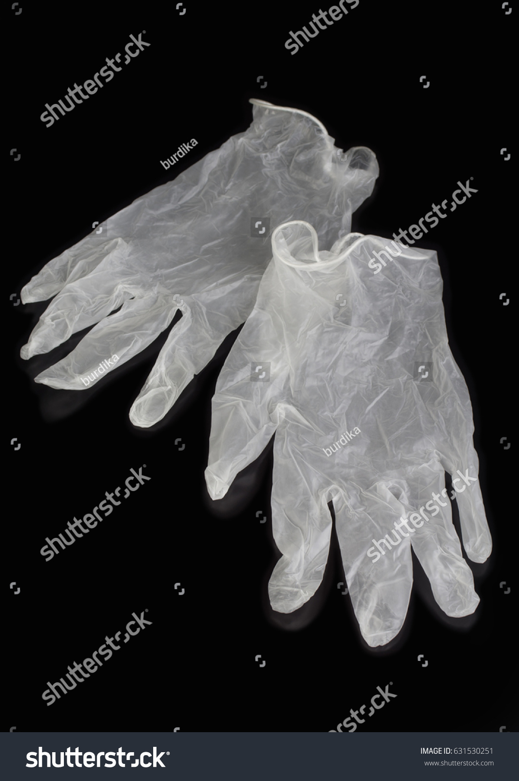 transparent latex gloves