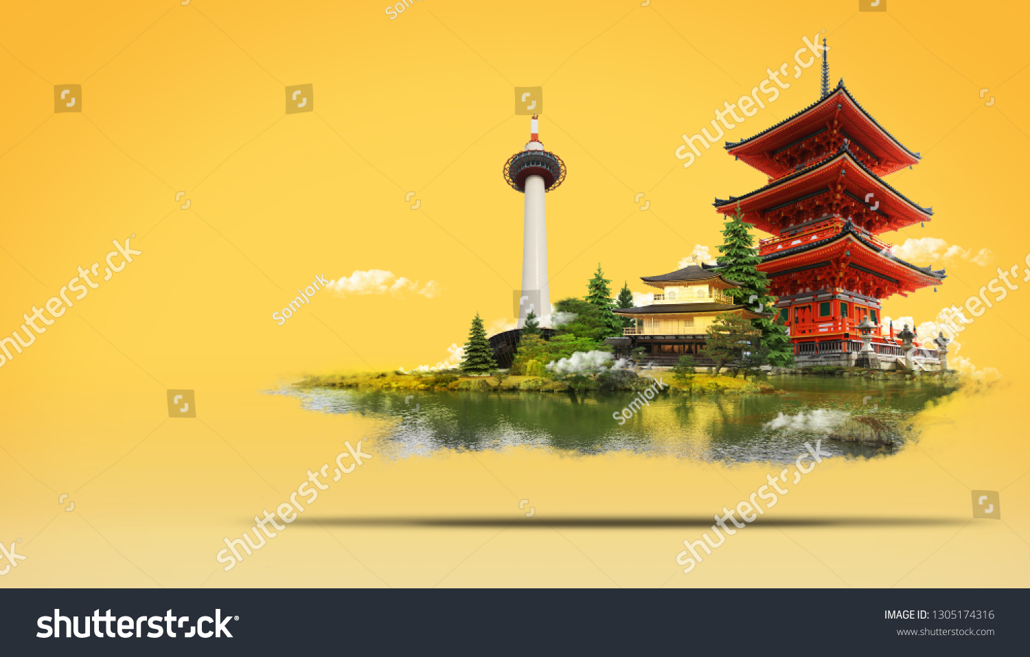 Travel Japan Land Rising Sun Templelandmark Stock Photo Edit Now