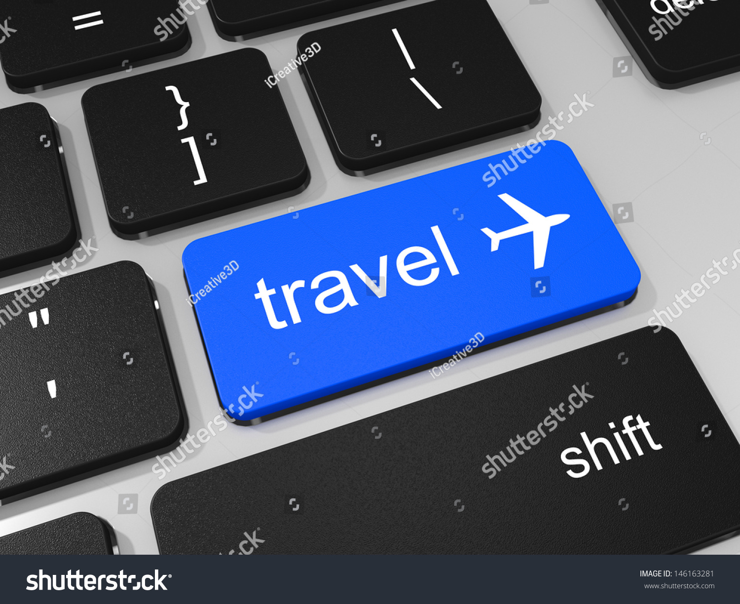 travel symbol tastatur