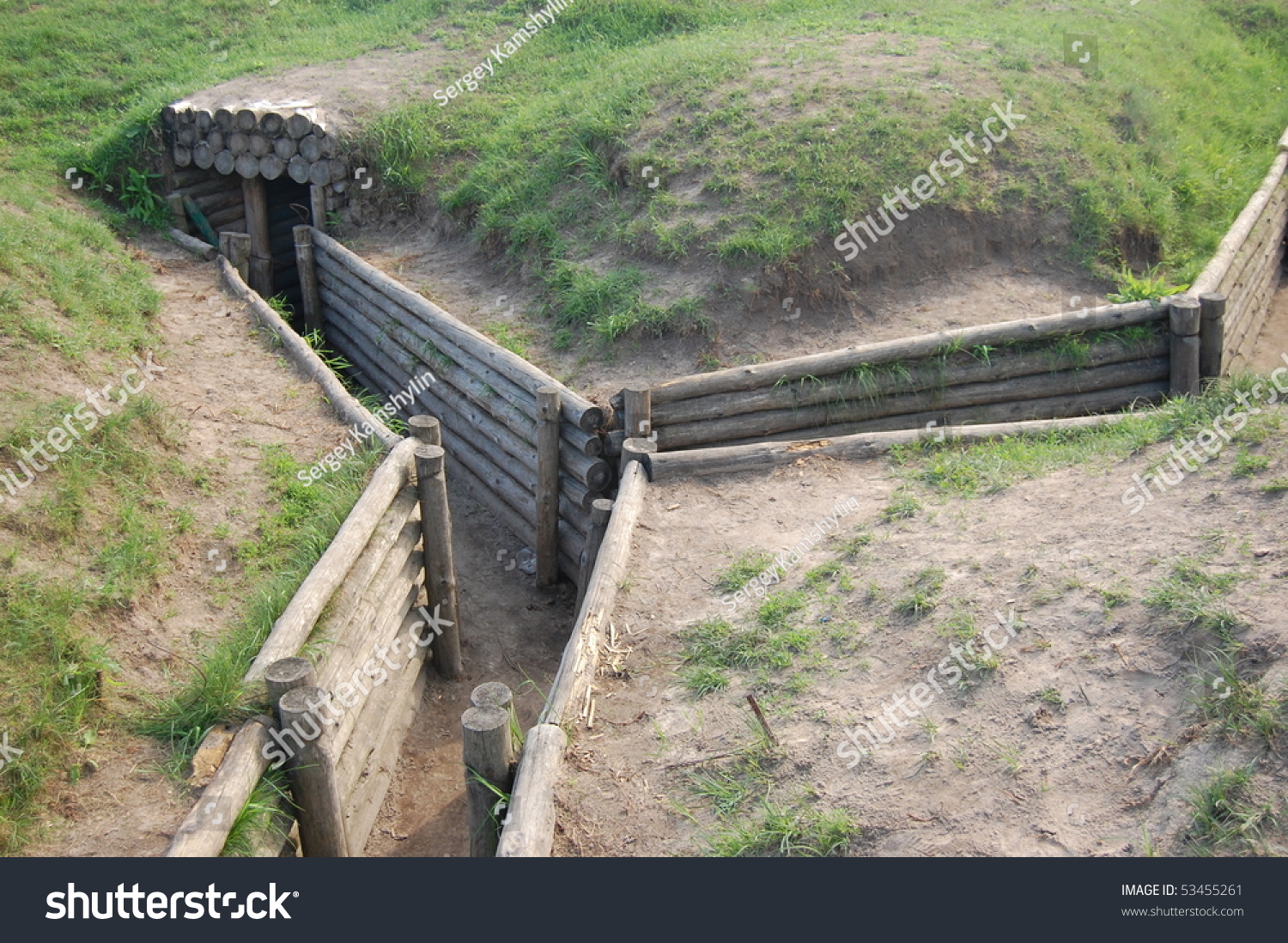 Trenches Of Ww2.(Real).Museum Of Battle For Kiev In 1943. Ukraine ...