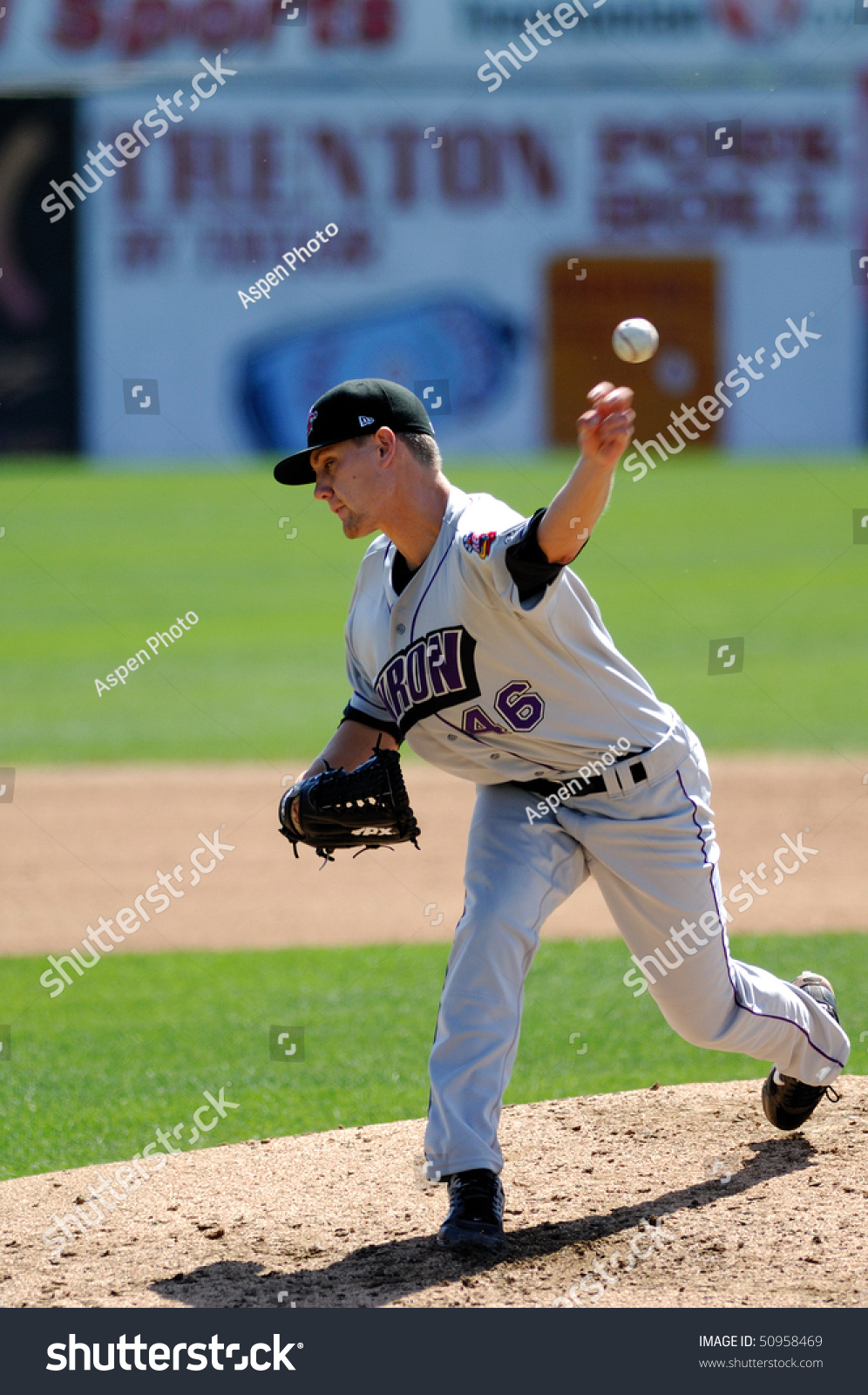 Trenton Nj April 14 Akron Aeros Stock Photo Edit Now 50958469