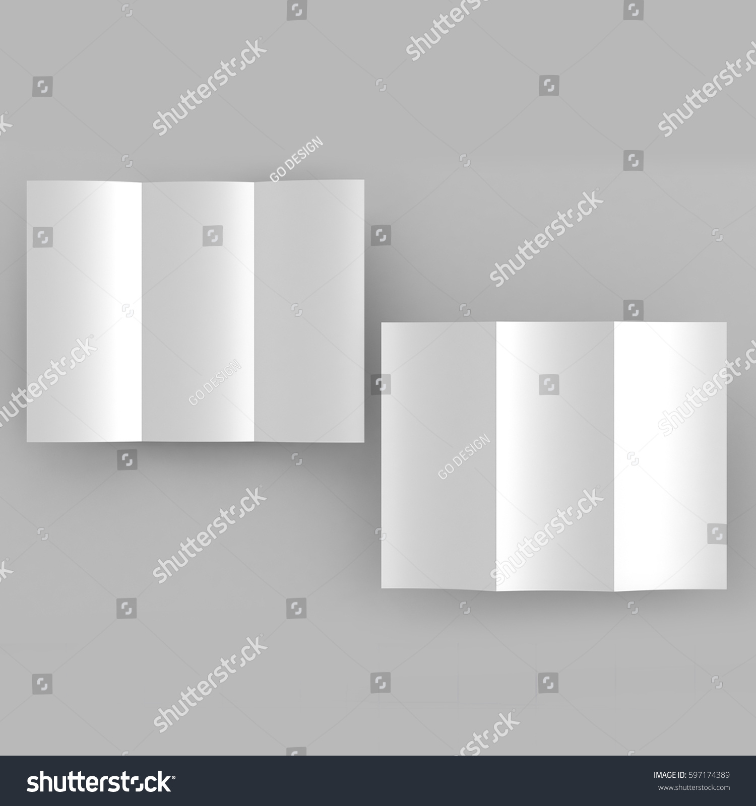 z fold brochure template